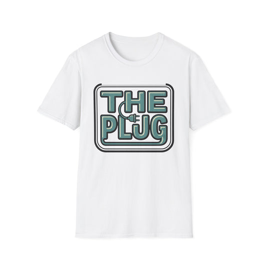 The Plug Graphic T-Shirt — Retro Power Cord Logo Tee