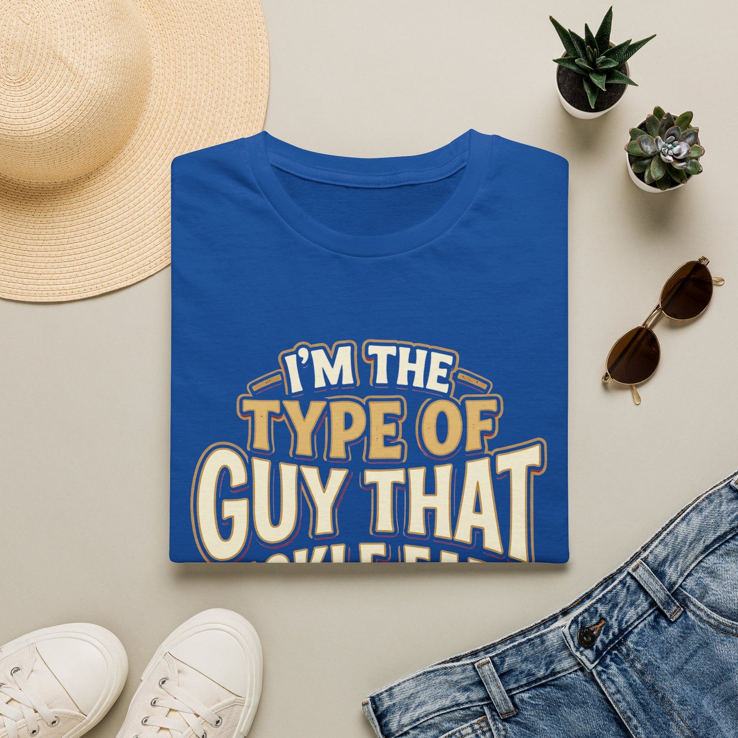 I'm The Type Of Guy That Tickle Ears T-Shirt — Funny Novelty Graphic Tee