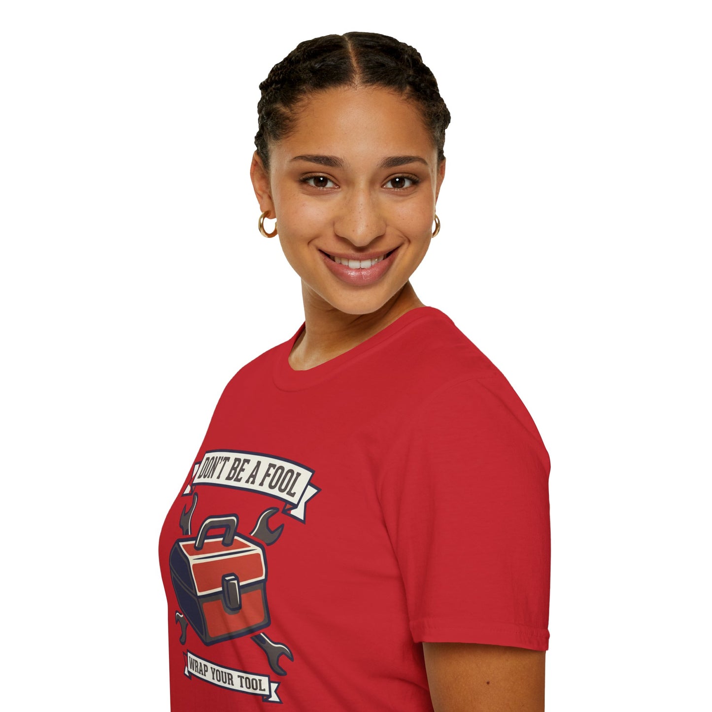 Don't Be a Fool Toolbox T‑Shirt — Wrap Your Tool Shirt for Mechanics & DIYers