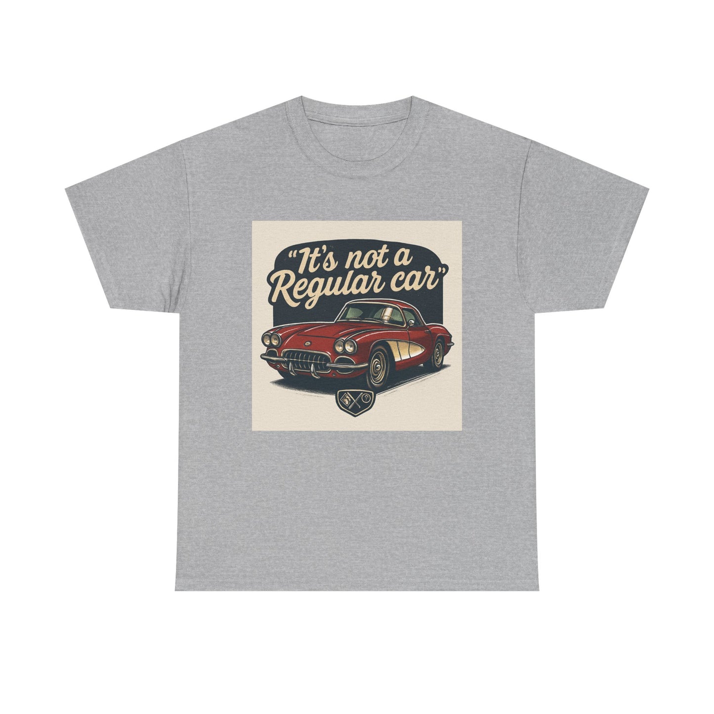 Classic Car Tee — "It's Not a Regular Car" Vintage Muscle Car Shirt Printify