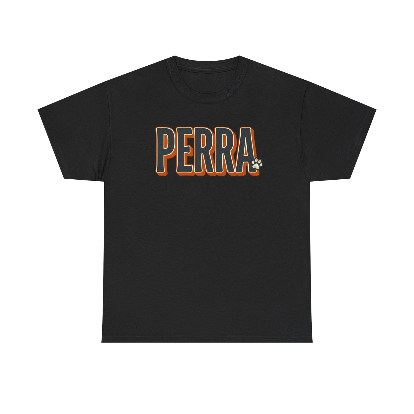Perra Graphic Tee – Bold Retro Lettering T-Shirt