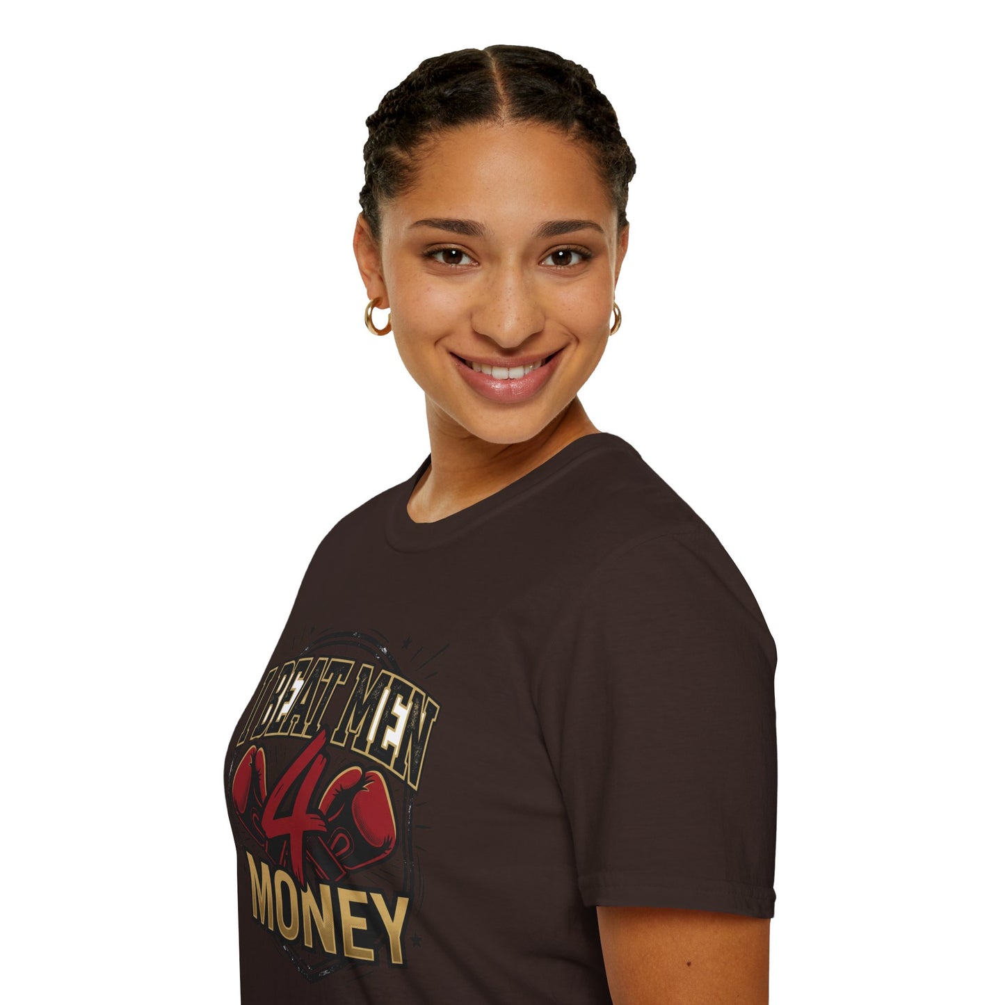 I Beat Men 4 Money Boxing T-Shirt Printify
