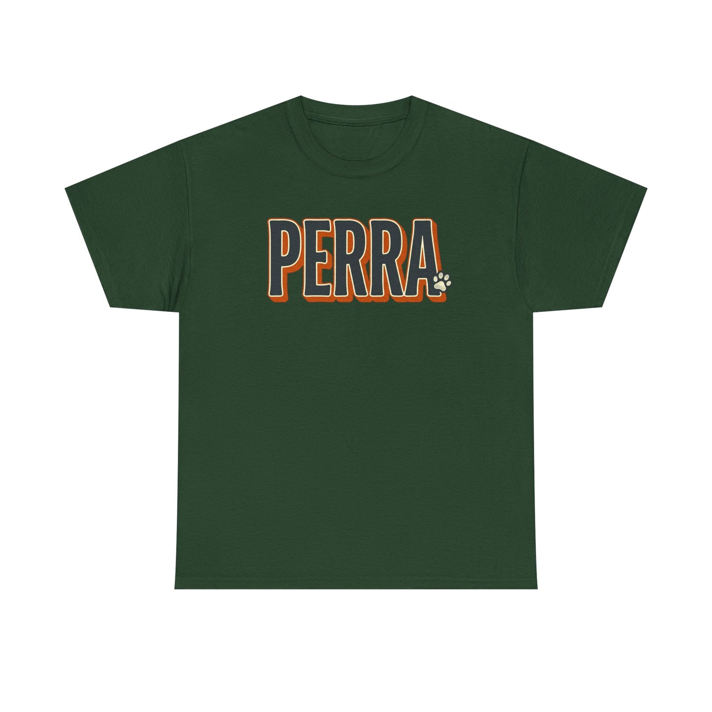 Perra Graphic Tee – Bold Retro Lettering T-Shirt