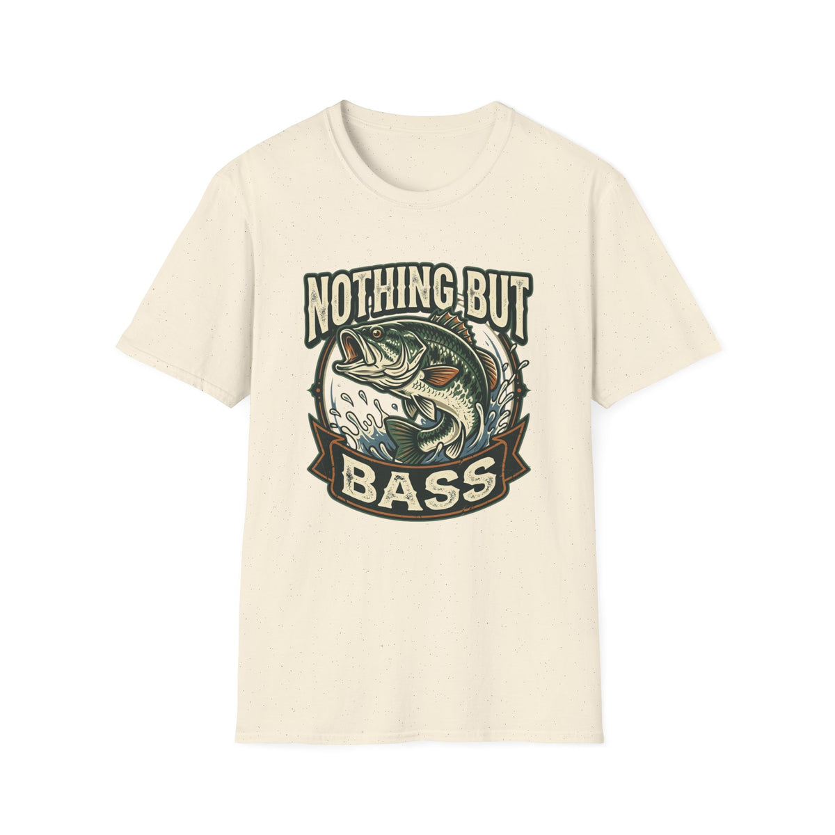 Nothing But Bass Fishing T-Shirt — Retro Largemouth Bass Graphic Tee