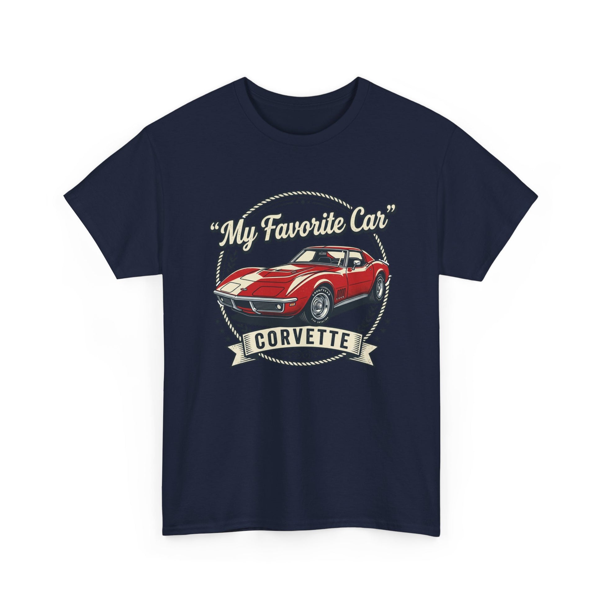 Corvette 'My Favorite Car' Classic Muscle Tee Printify