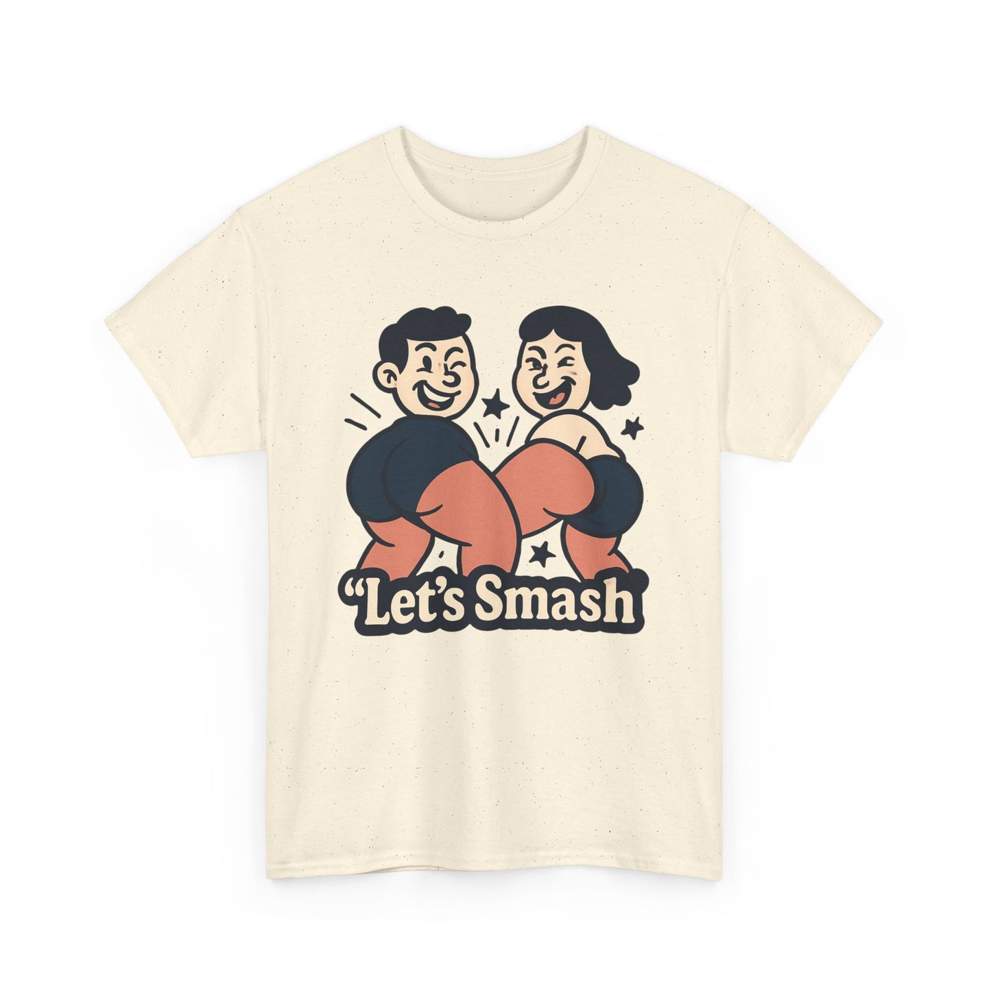 Let's Smash Tee — Retro Couples Valentine's T-Shirt