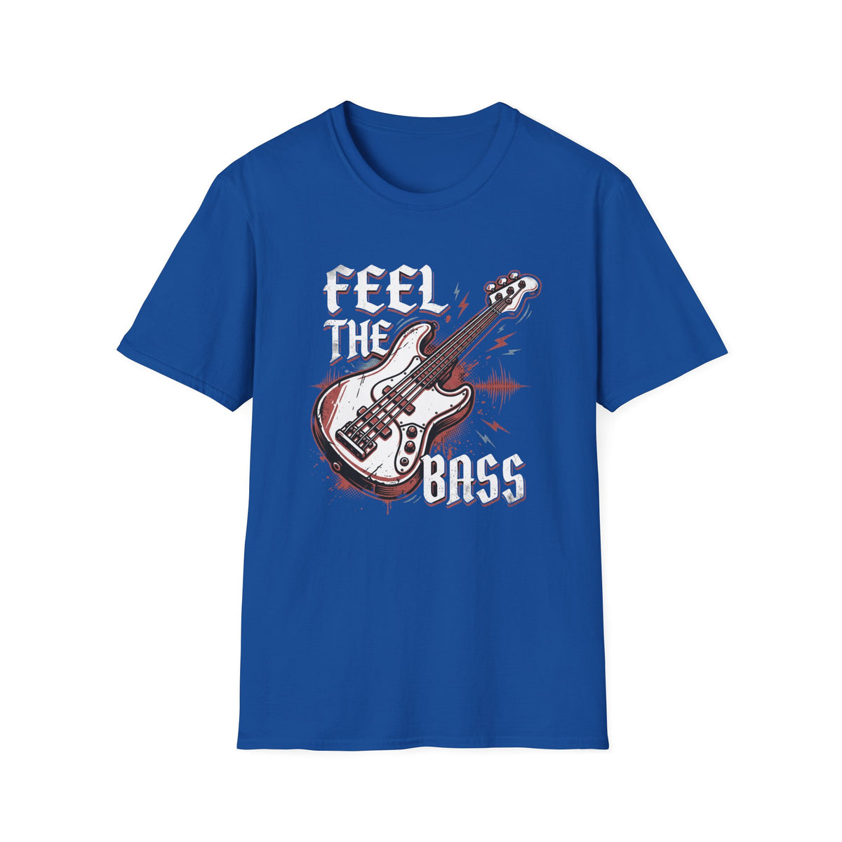 Bass Guitar Graphic T-Shirt — Rock Music Tee ("Bass Player")