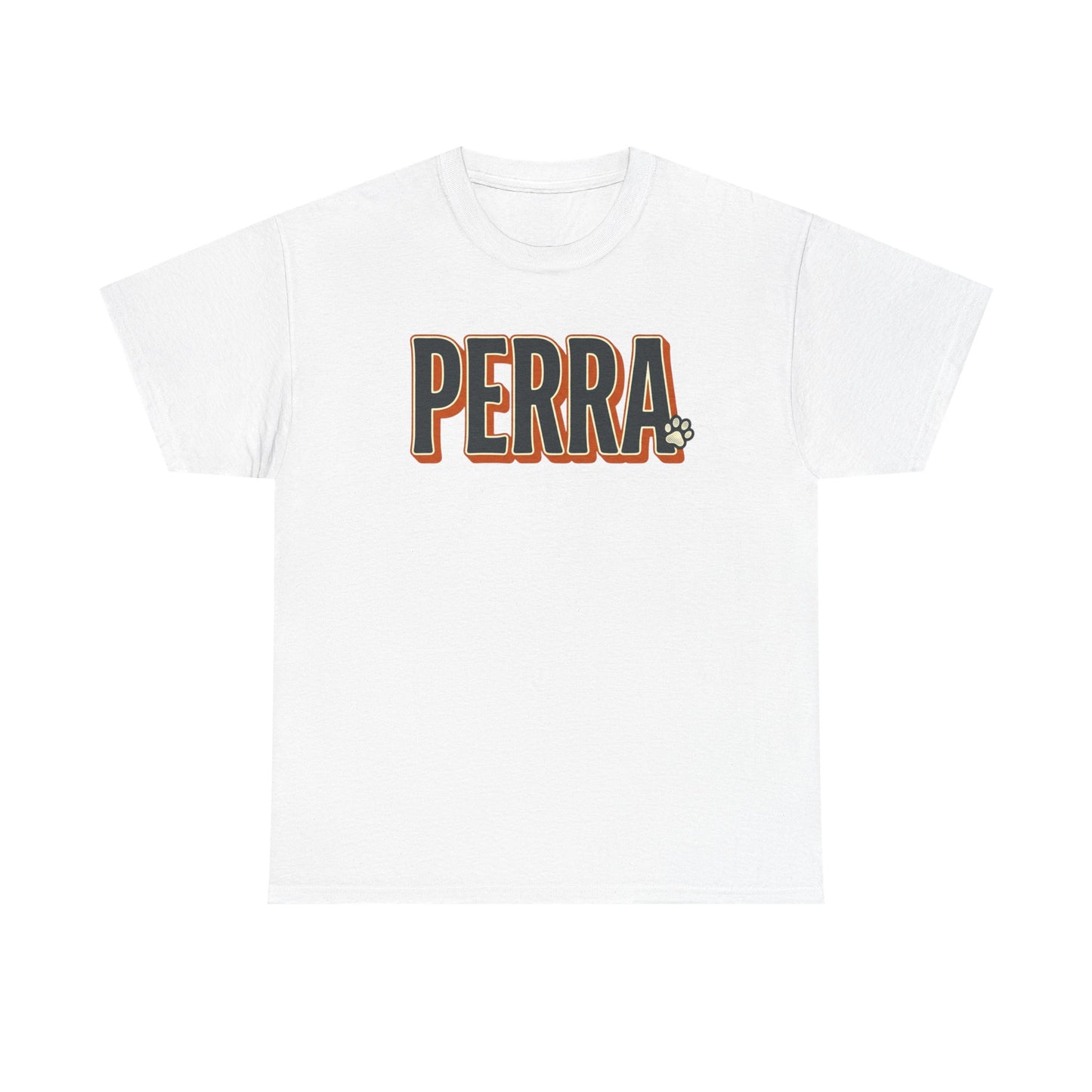 Perra Graphic Tee – Bold Retro Lettering T-Shirt