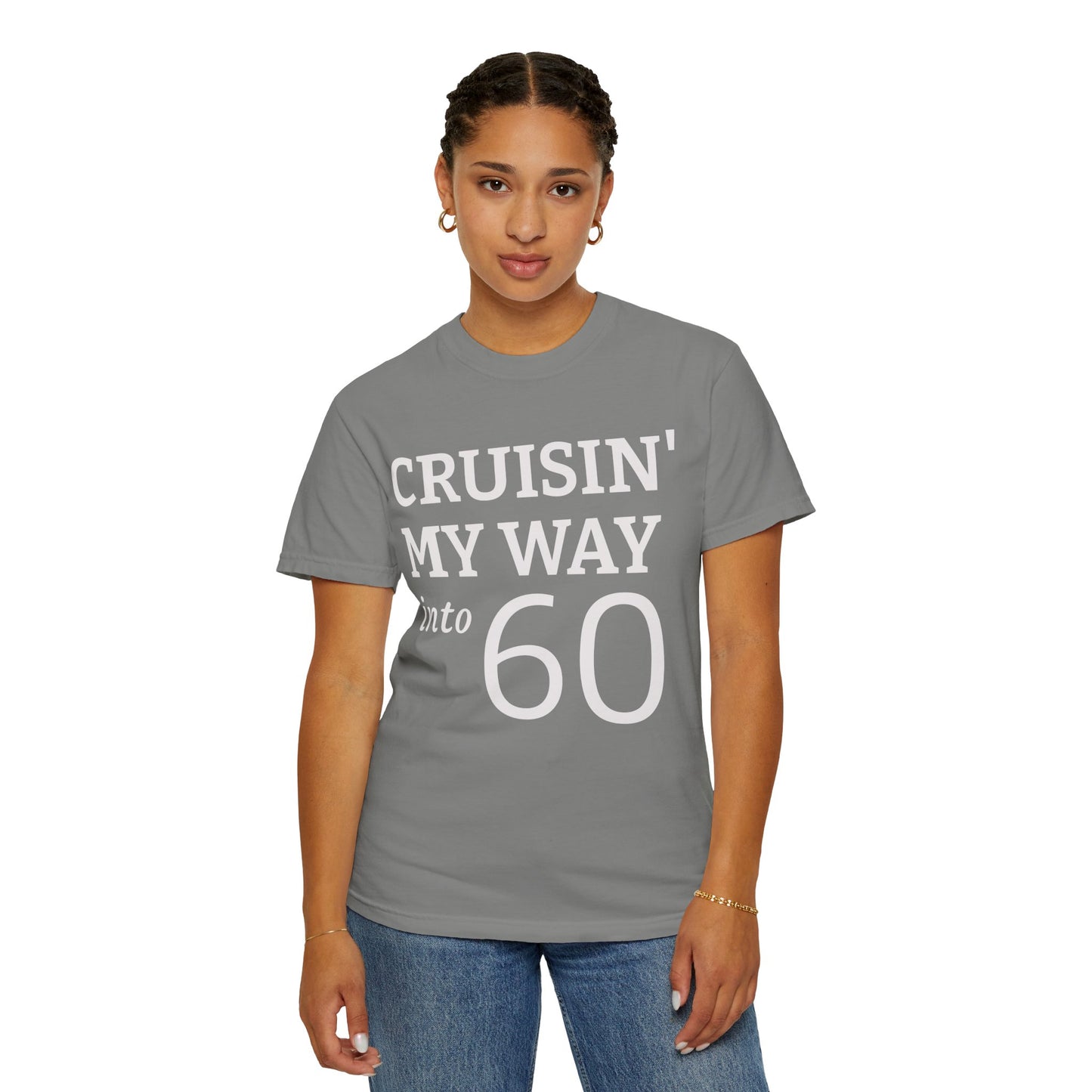 Cruisin' My Way Into 60 T-Shirt — 60th Birthday Tee