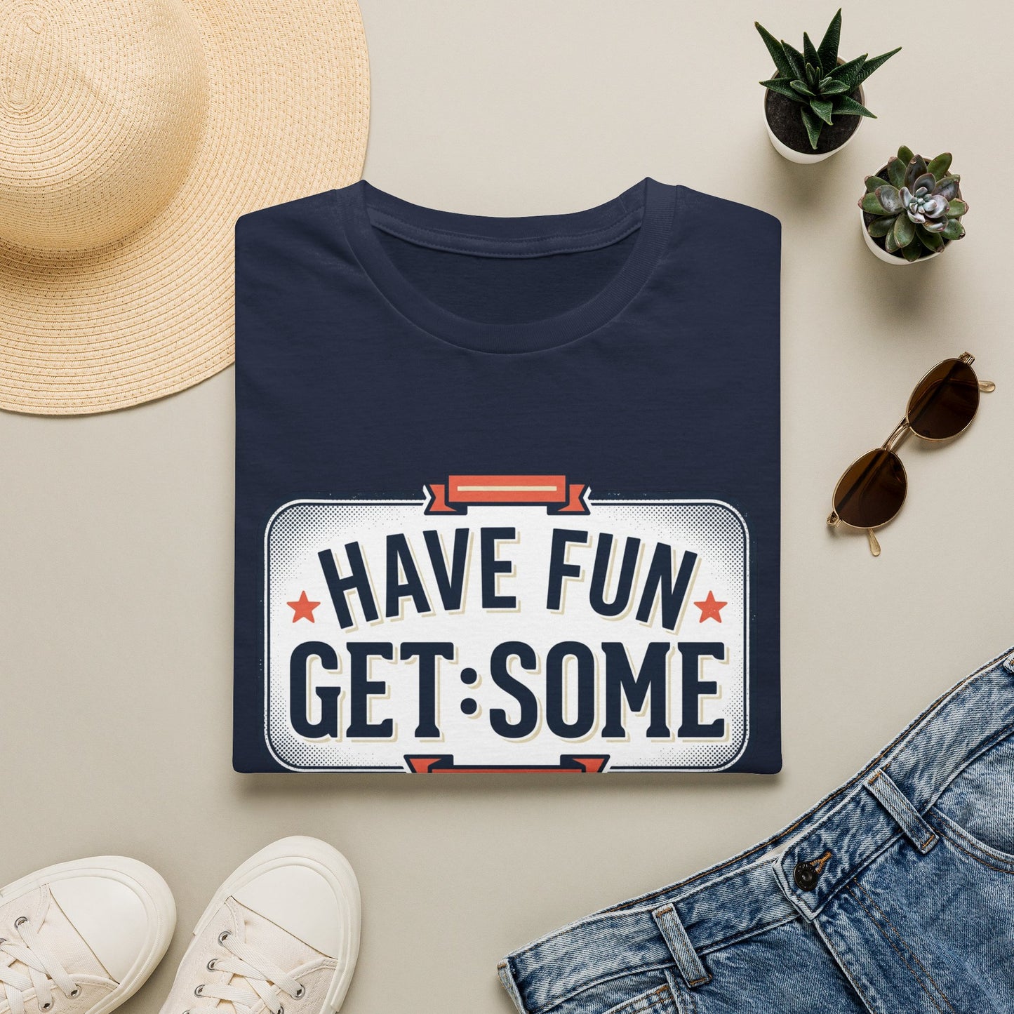 Have Fun Get Some T-Shirt — Retro Road Sign Graphic Tee