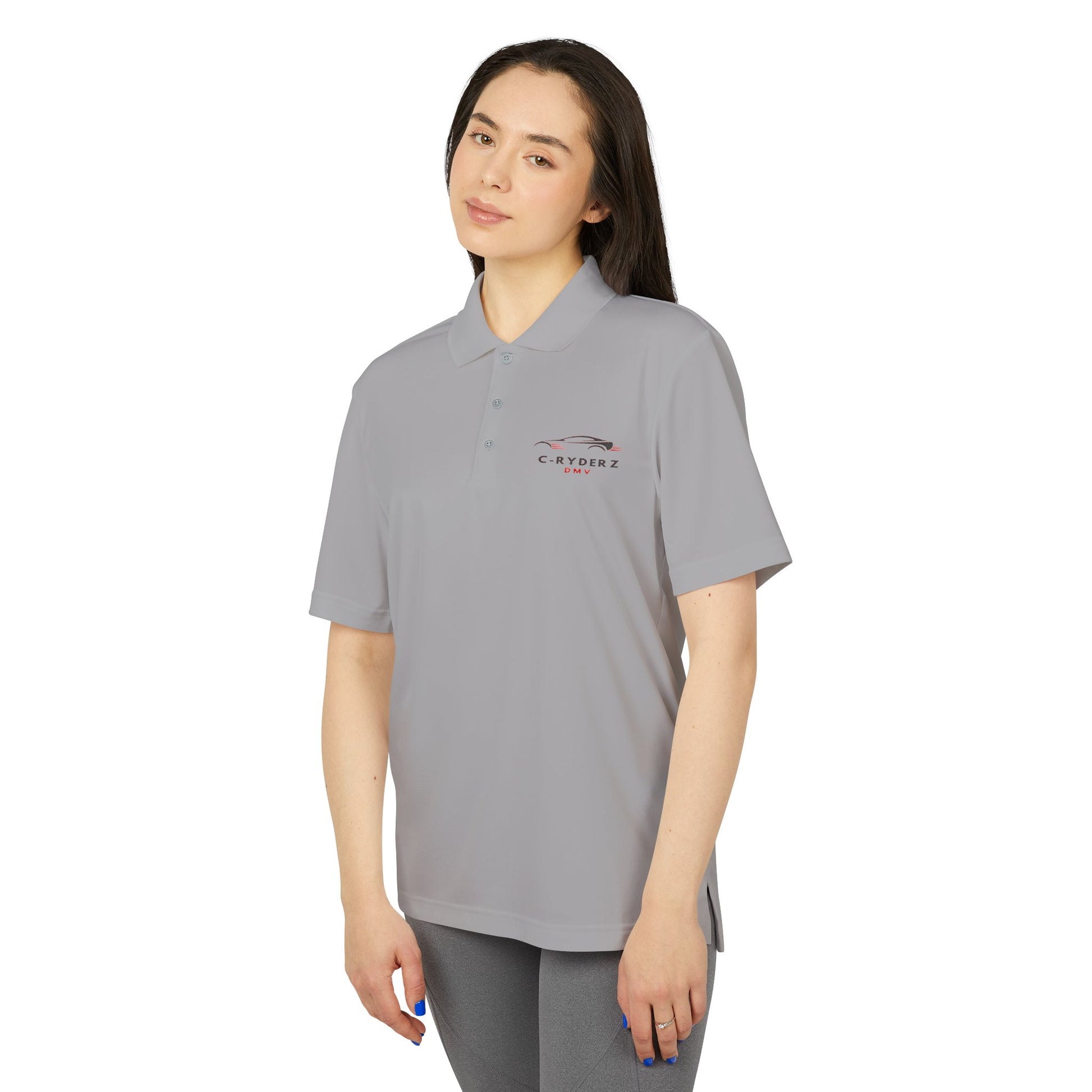 C-RYDERZ Adidas Unisex Performance Polo Shirt - Stylish Activewear for Athletes Printify