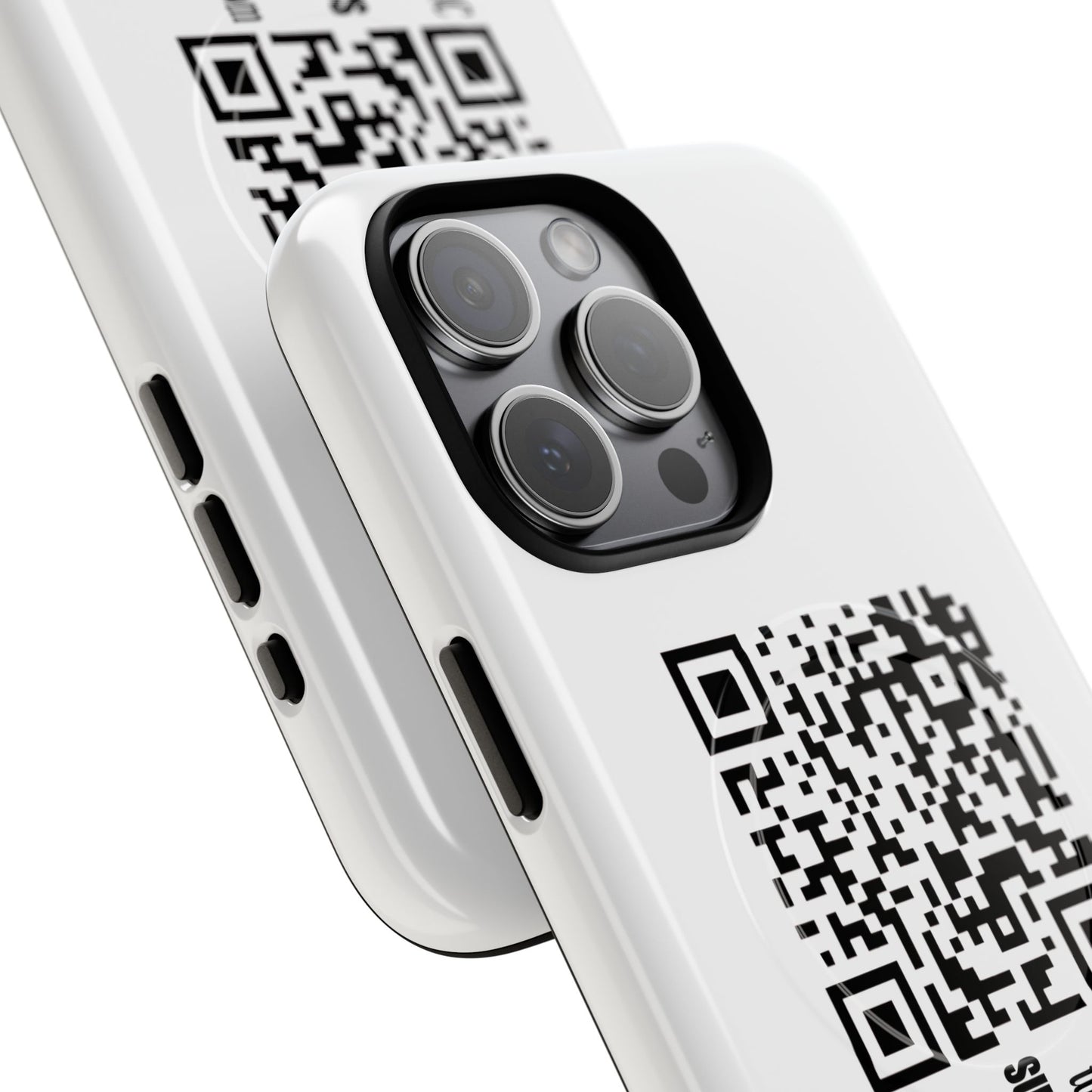 Magnetic QR Code Phone Case — Tough Protective Magnetic Phone Cover with Scannable QR Design Printify