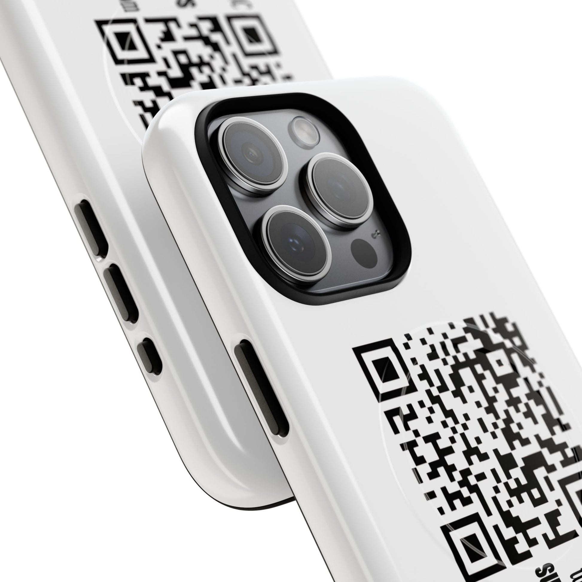 Magnetic QR Code Phone Case — Tough Protective Magnetic Phone Cover with Scannable QR Design Printify