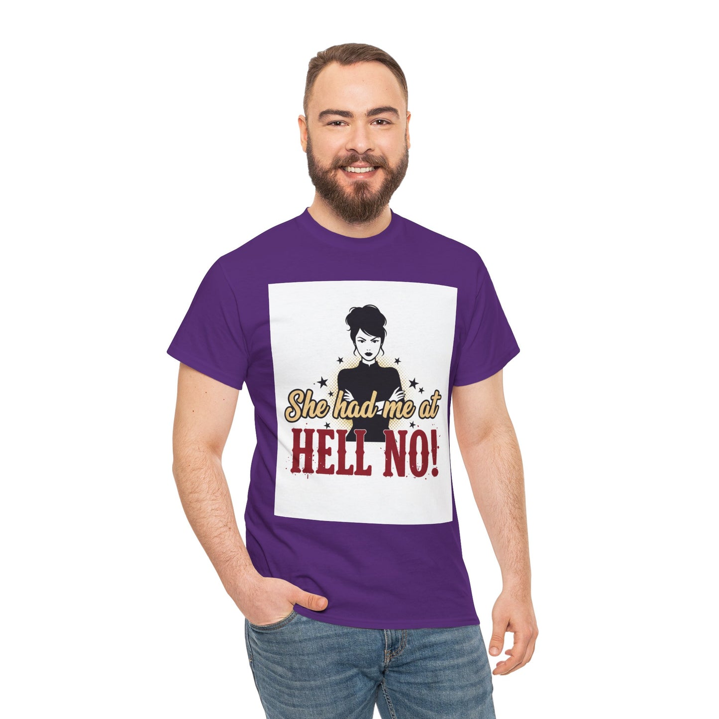 She Had Me At Hell No! Tee – Sassy Retro Graphic T-Shirt