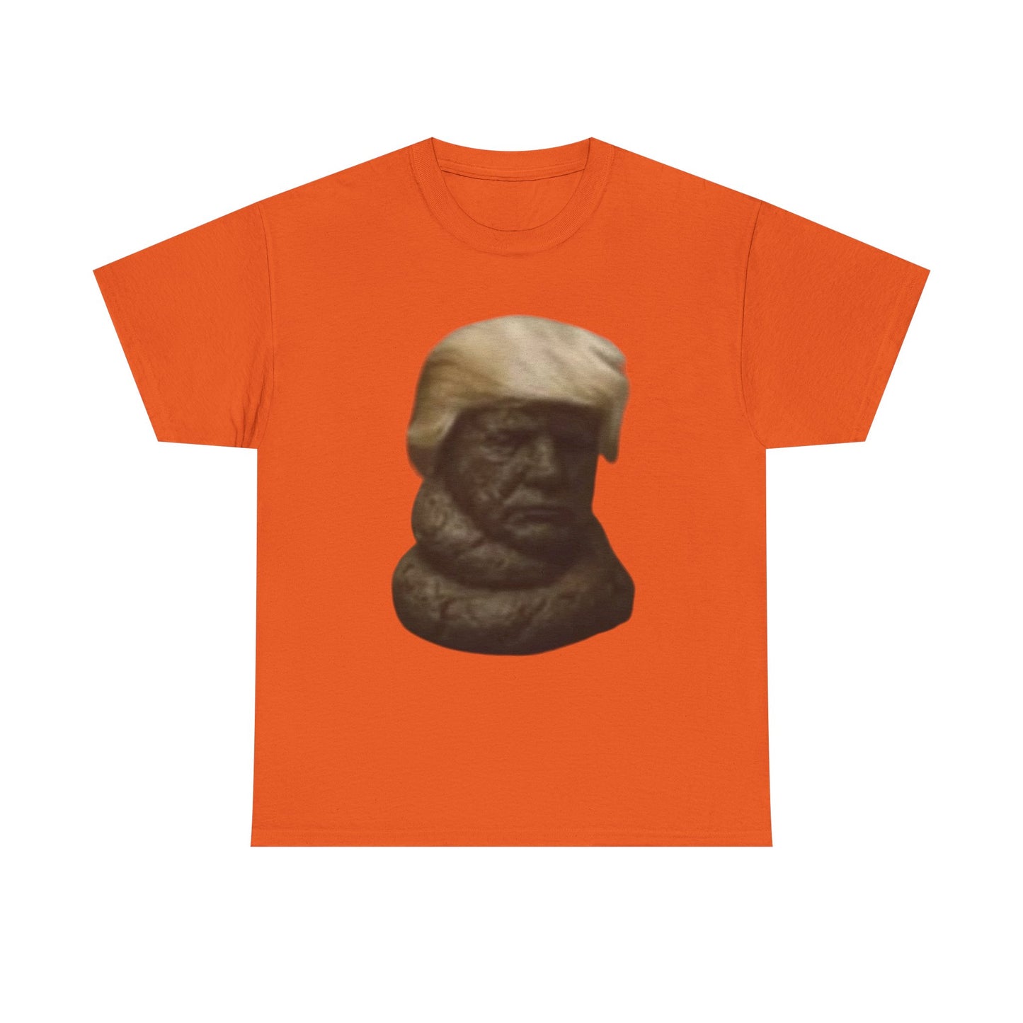 Graphic Tee — Bronze Bust Illustration T‑Shirt