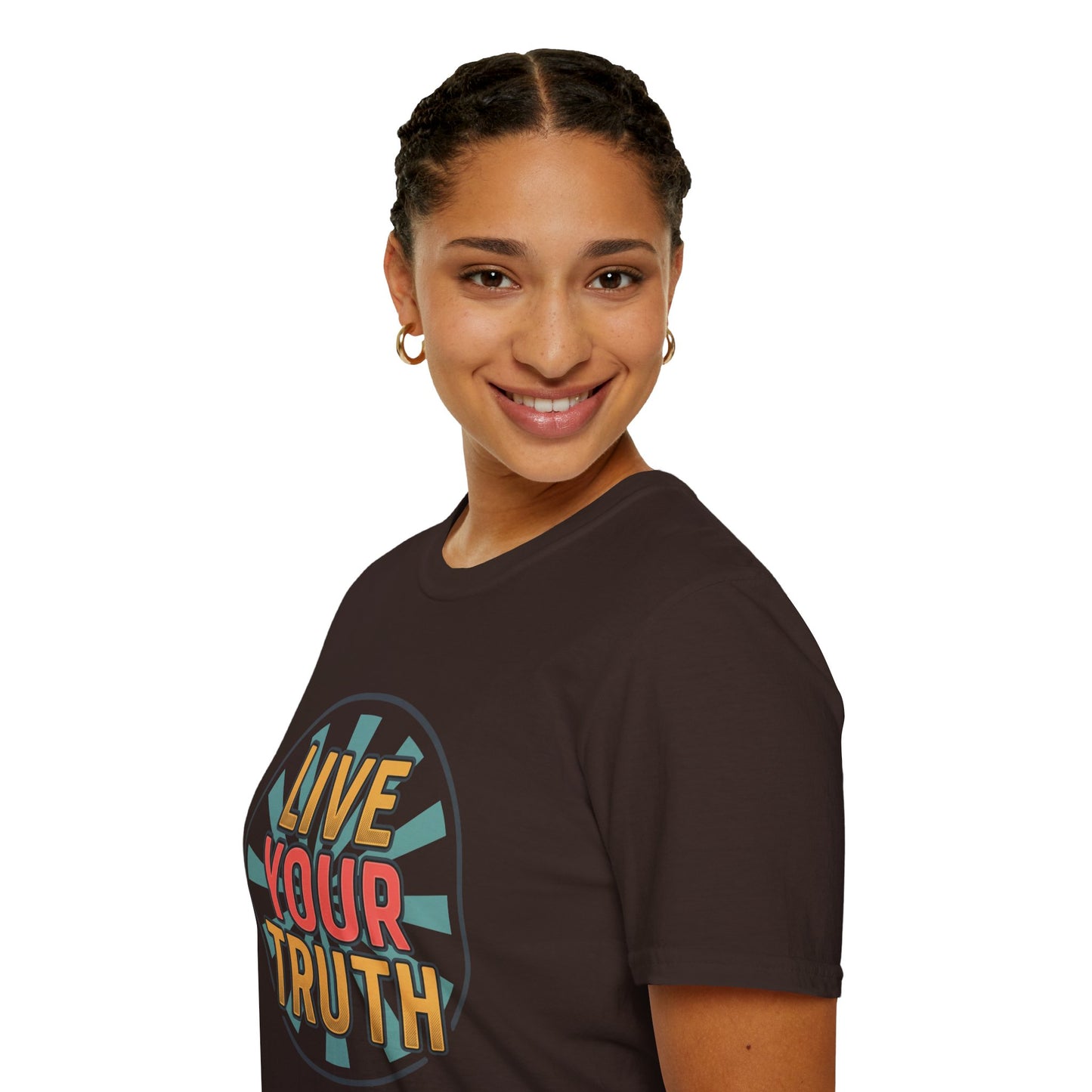 Live Your Truth T-Shirt — Retro Inspirational Graphic Tee