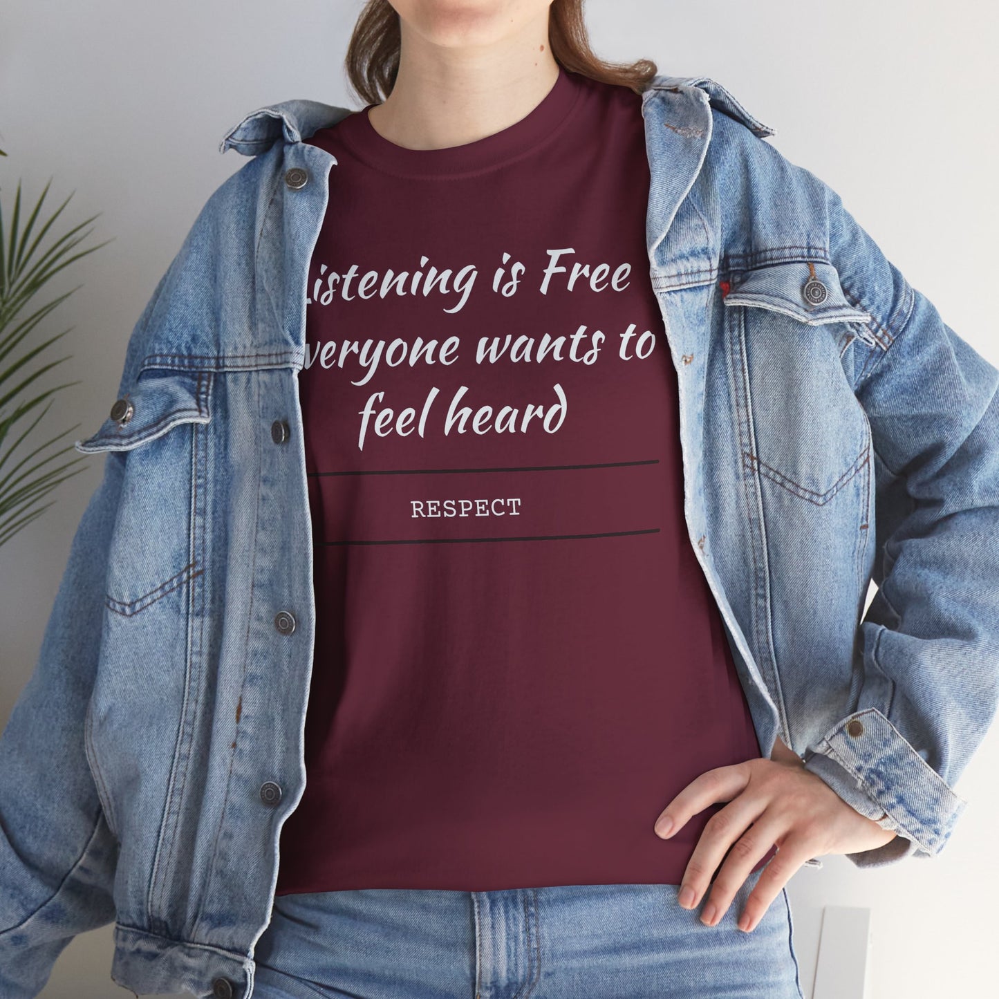 Listening is Free, Feel Heard