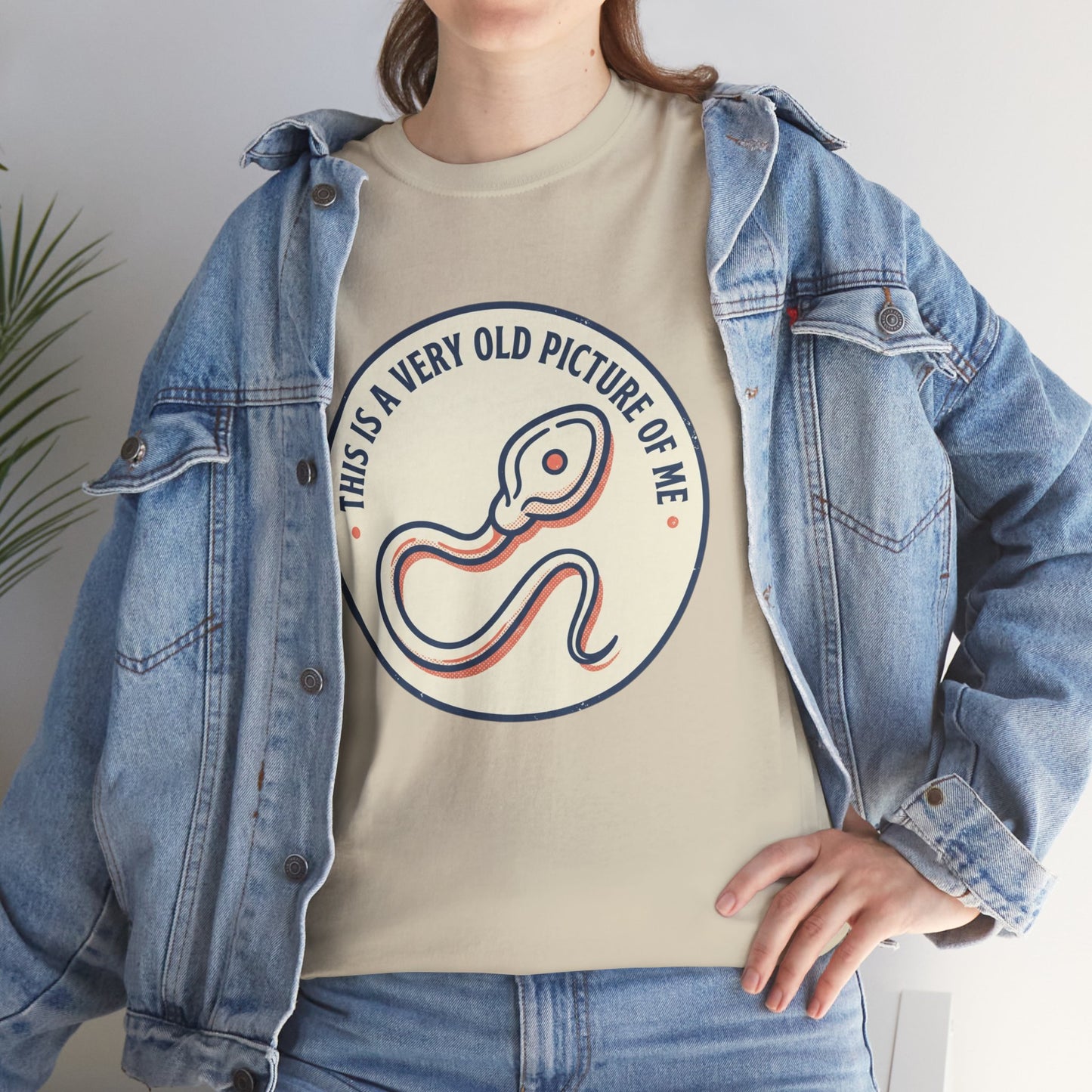 "This Is A Very Old Picture Of Me" Retro Snake Graphic Tee