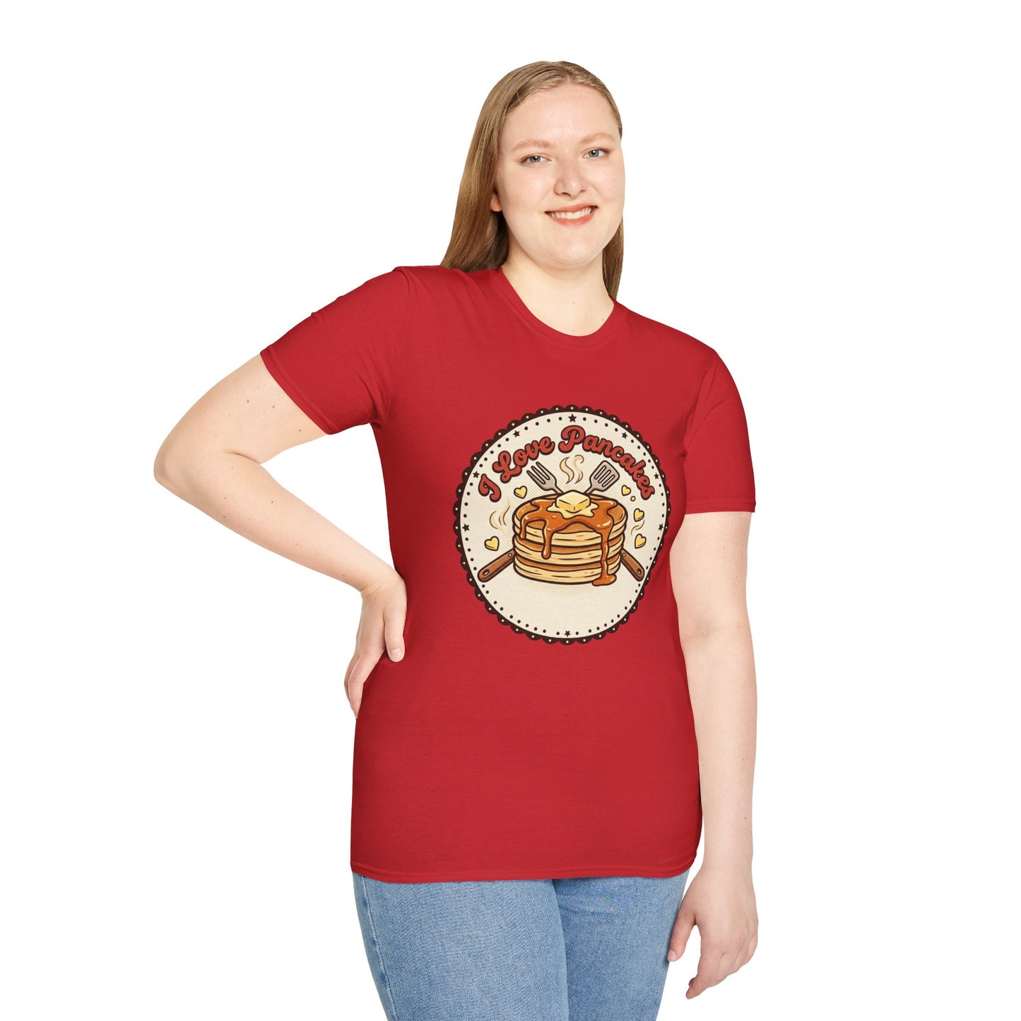 Pancake Love T-Shirt — Cute Stack of Pancakes Breakfast Tee