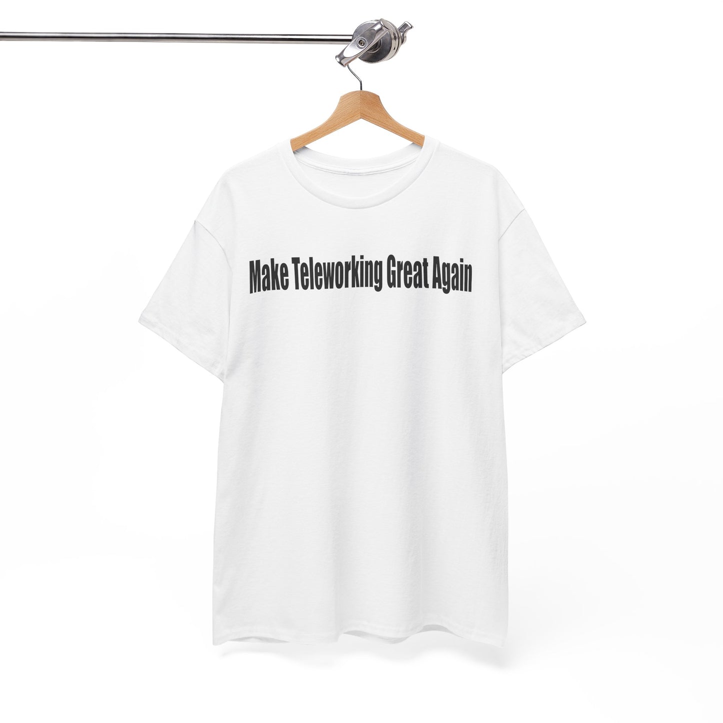 Make Teleworking Great Again Unisex Heavy Cotton Tee