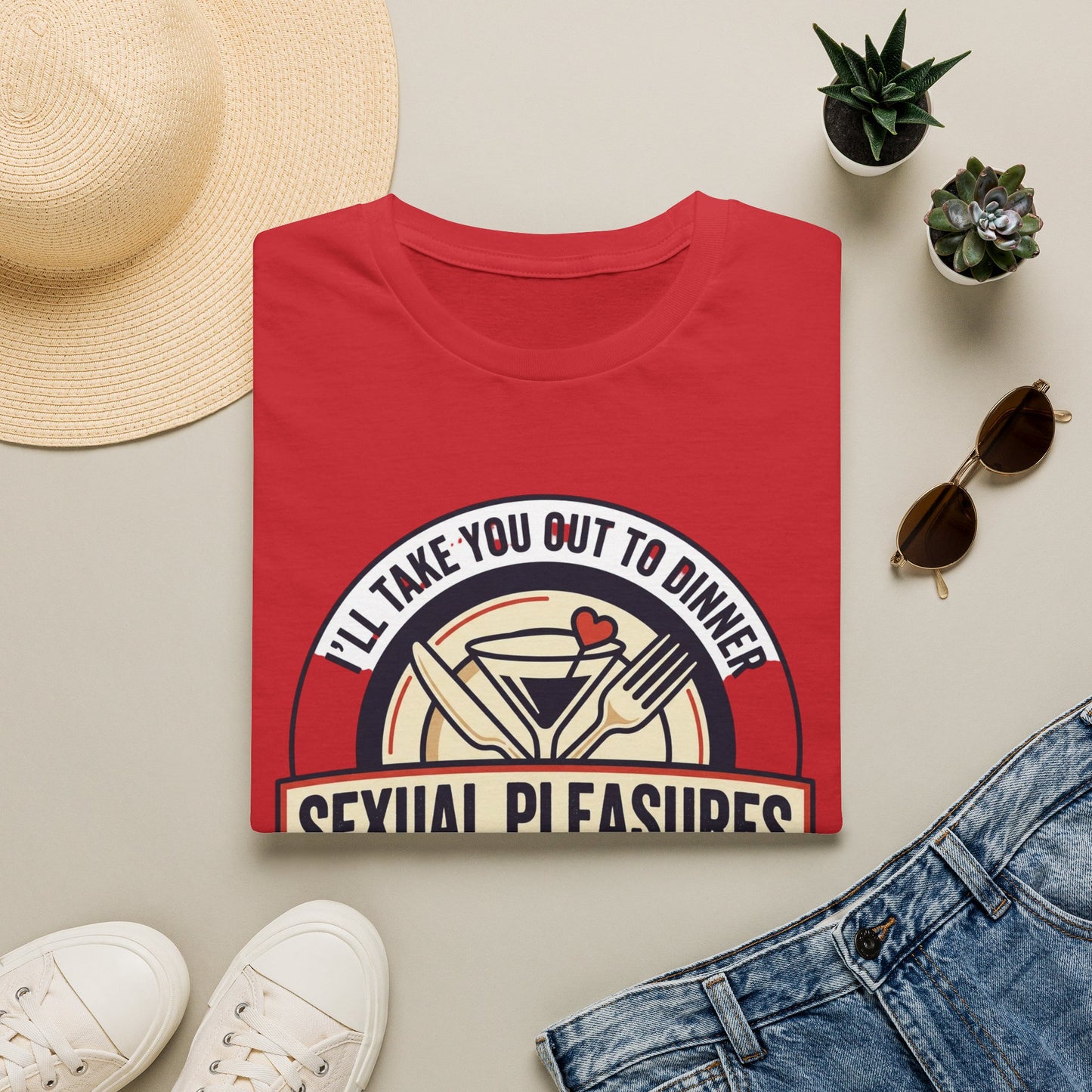 "I’ll Take You Out to Dinner" Sexual Pleasures Graphic Tee
