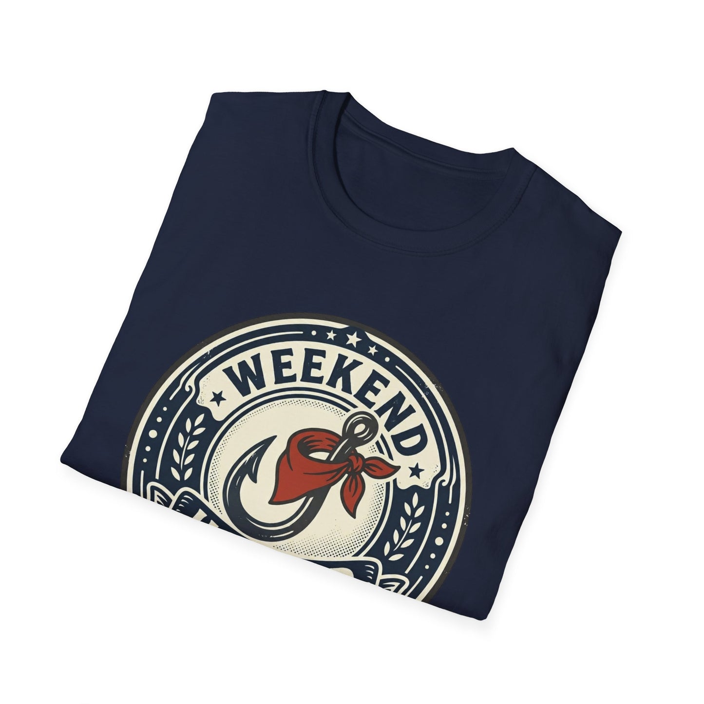 Weekend Hooker Fishing T-Shirt — Retro Angler Logo Tee