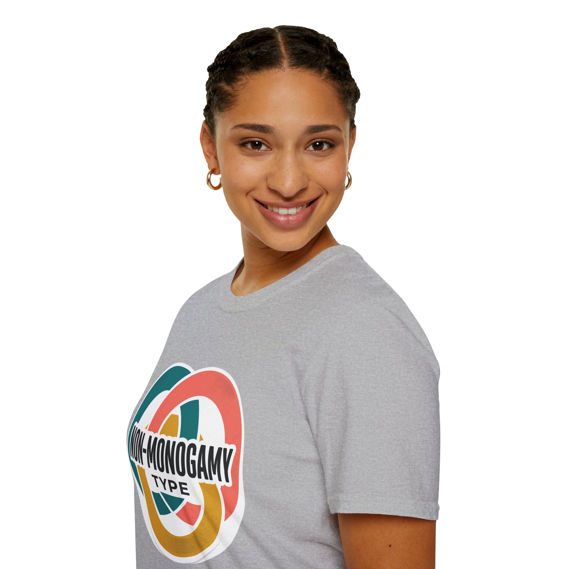 Non-Monogamy Type T-Shirt — Retro Polyamory Pride Tee Printify