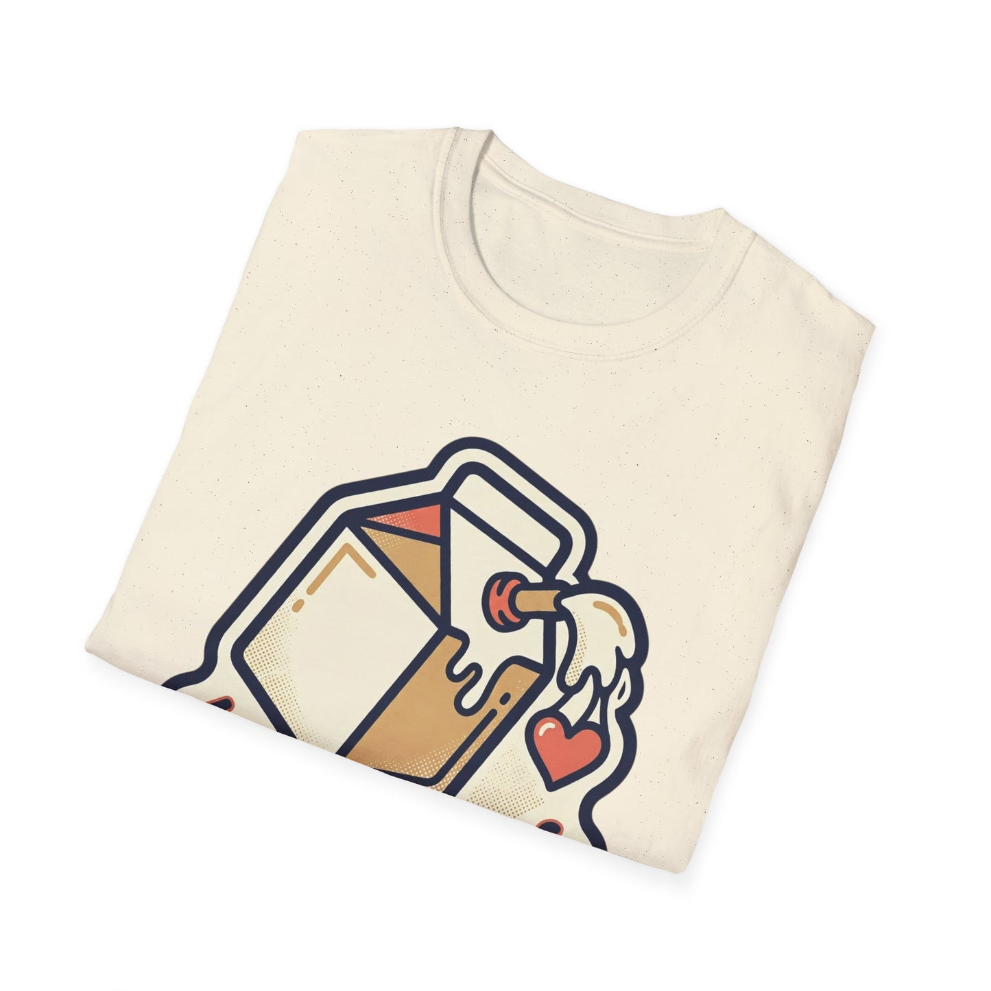 Cream Pie Cartoon T-Shirt — "I Like Creampies" Retro Milk Carton Graphic Tee