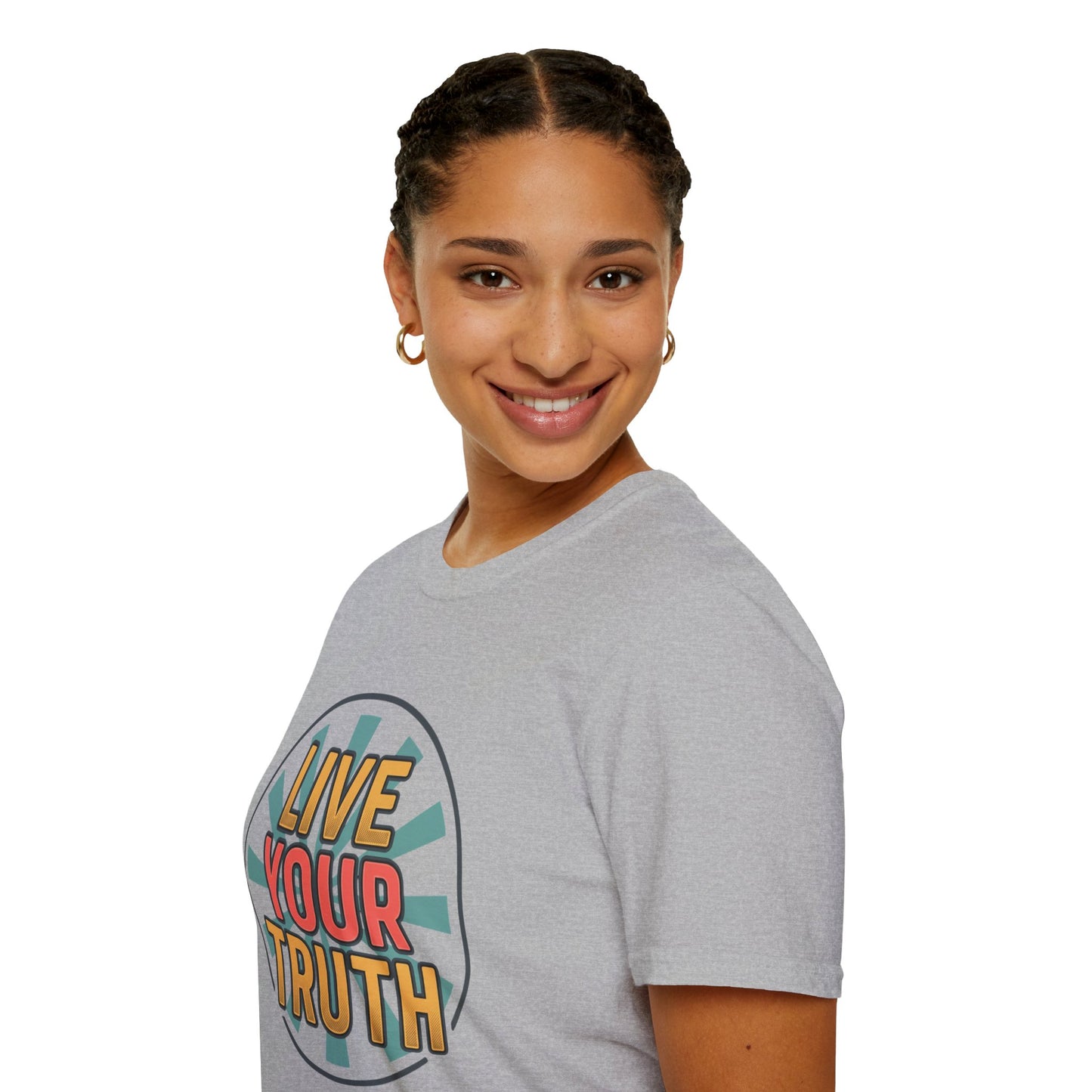 Live Your Truth T-Shirt — Retro Inspirational Graphic Tee