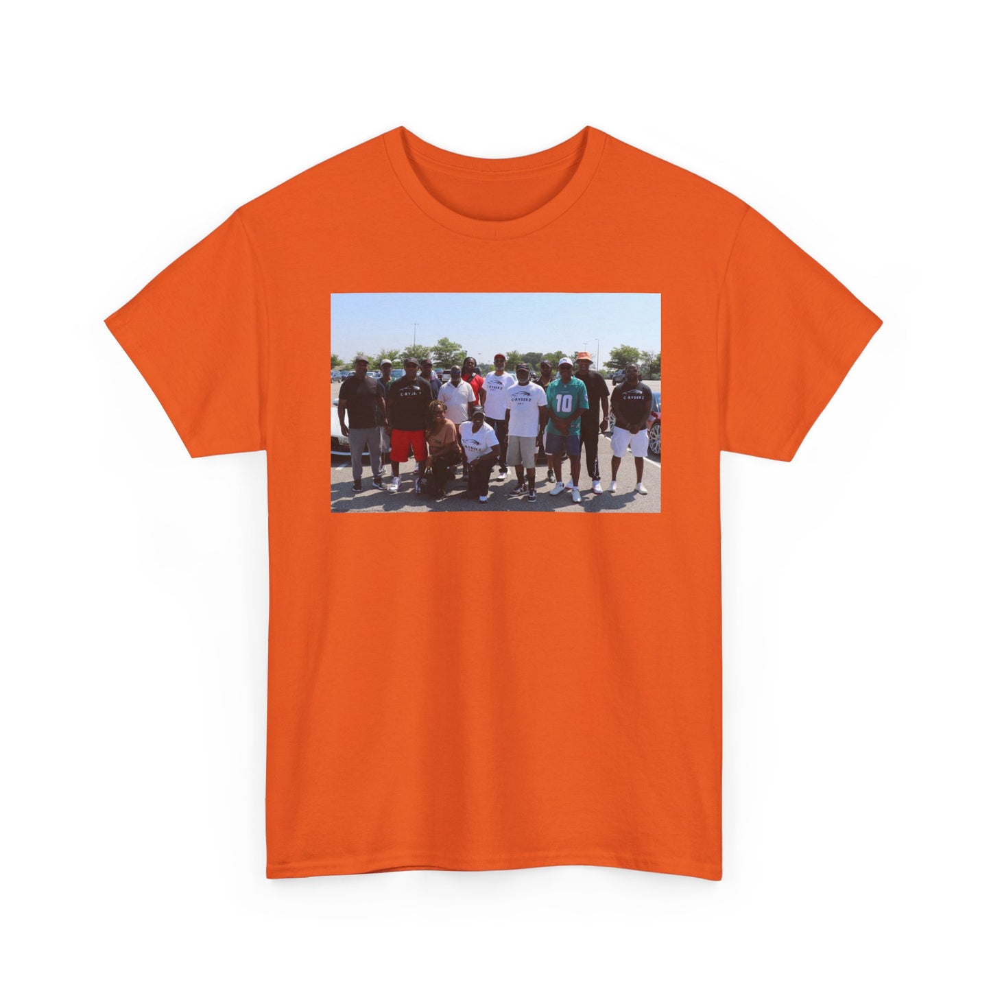 C-RYDERZ Group Photo Custom Tee — Personalized Reunion & Team Picture Shirt Printify