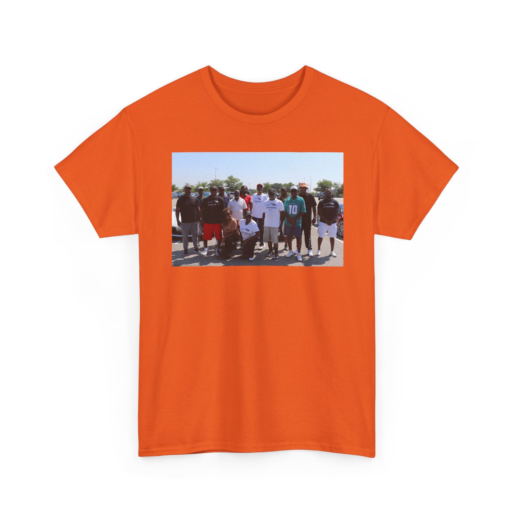 C-RYDERZ Group Photo Custom Tee — Personalized Reunion & Team Picture Shirt Printify