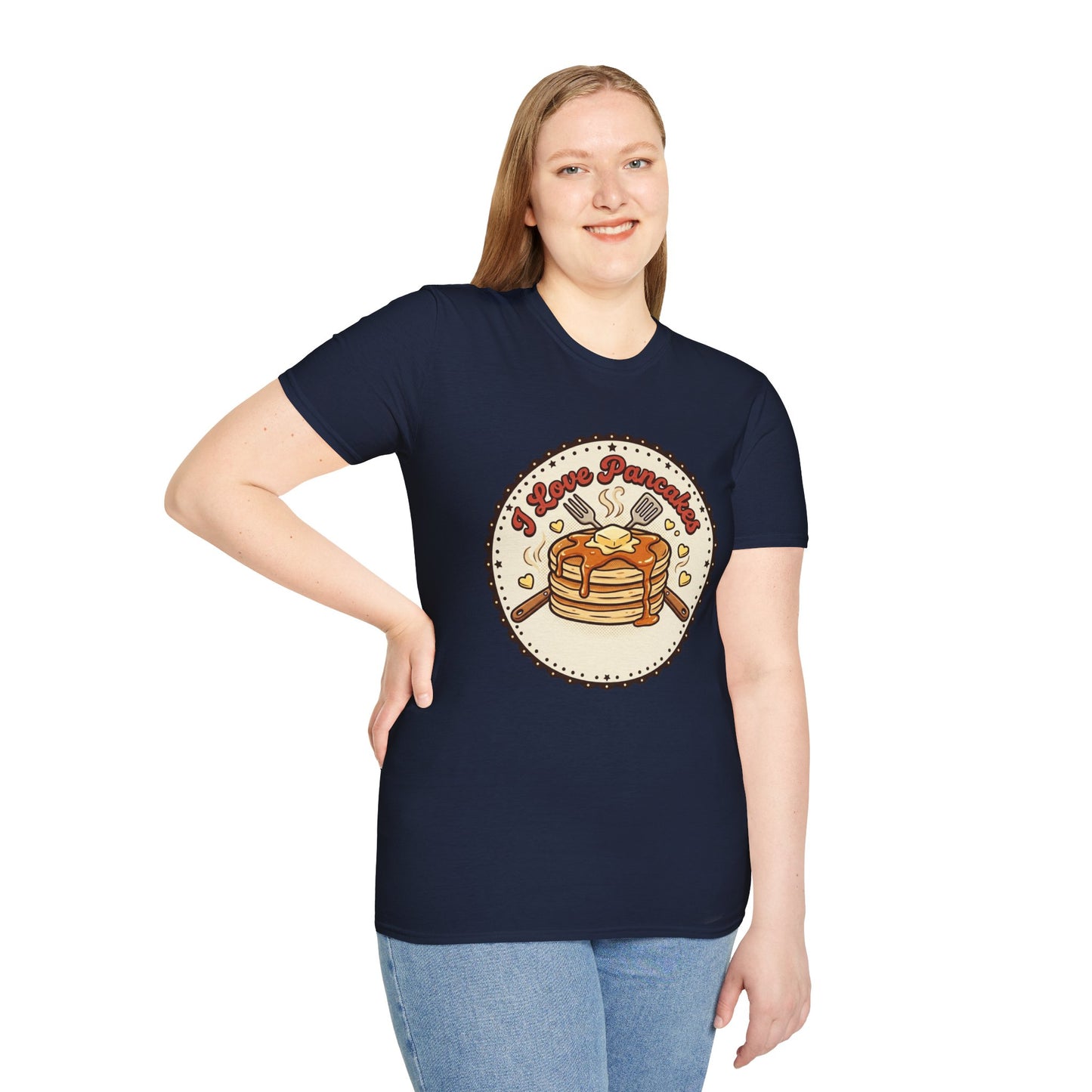 Pancake Love T-Shirt — Cute Stack of Pancakes Breakfast Tee