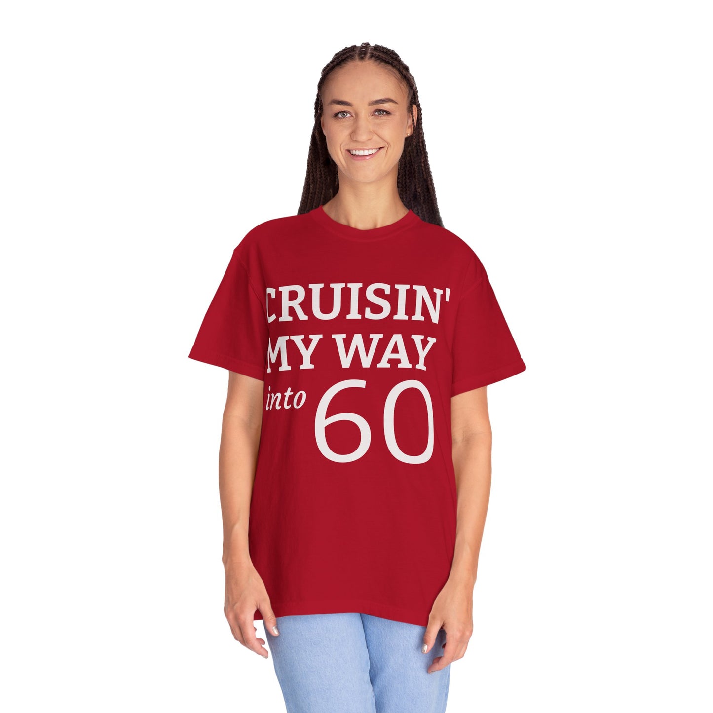 Cruisin' My Way Into 60 T-Shirt — 60th Birthday Tee