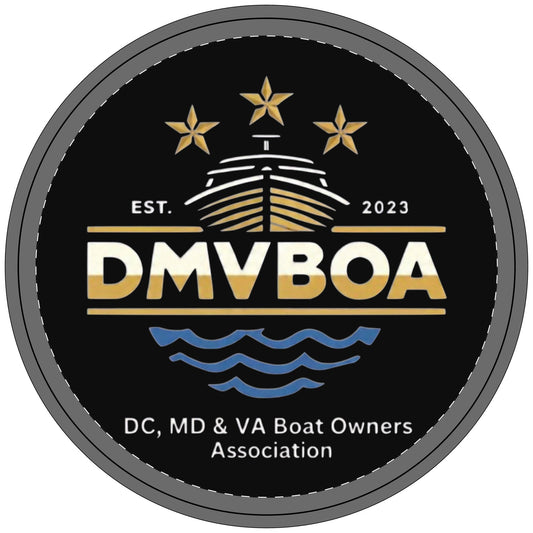 DMVBOA Retractable Pet Leash — Nautical Dog Leash with Boat Club Logo