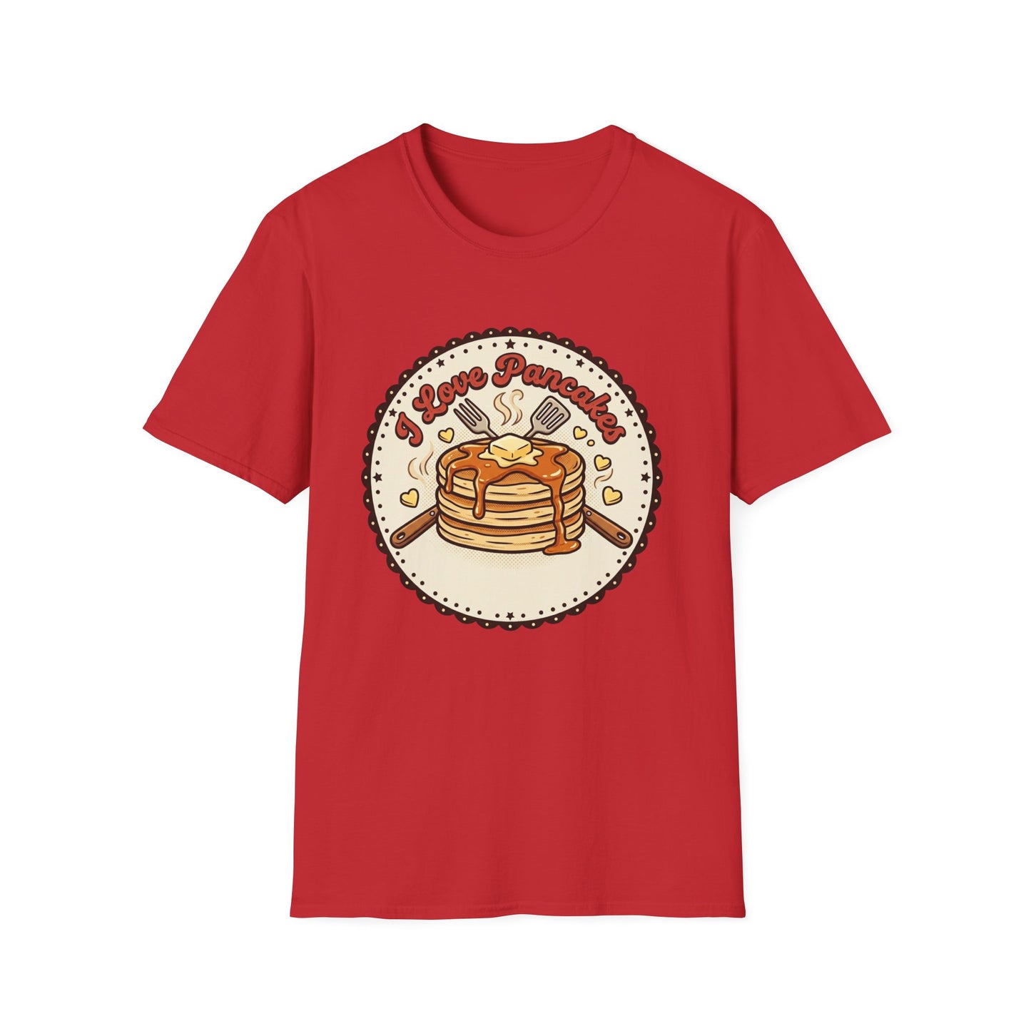 Pancake Love T-Shirt — Cute Stack of Pancakes Breakfast Tee
