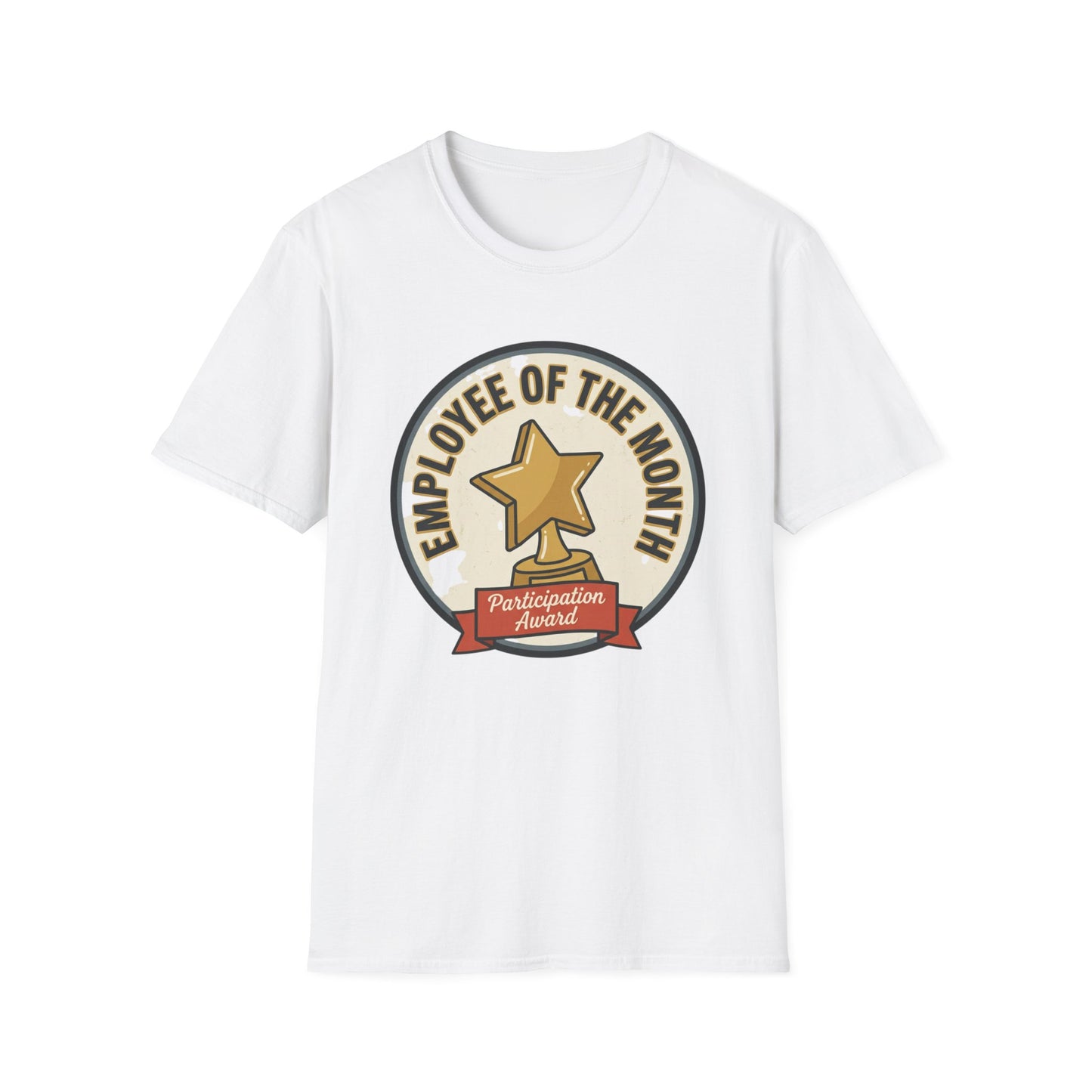 Employee of the Month T-Shirt — Participation Award Star Tee