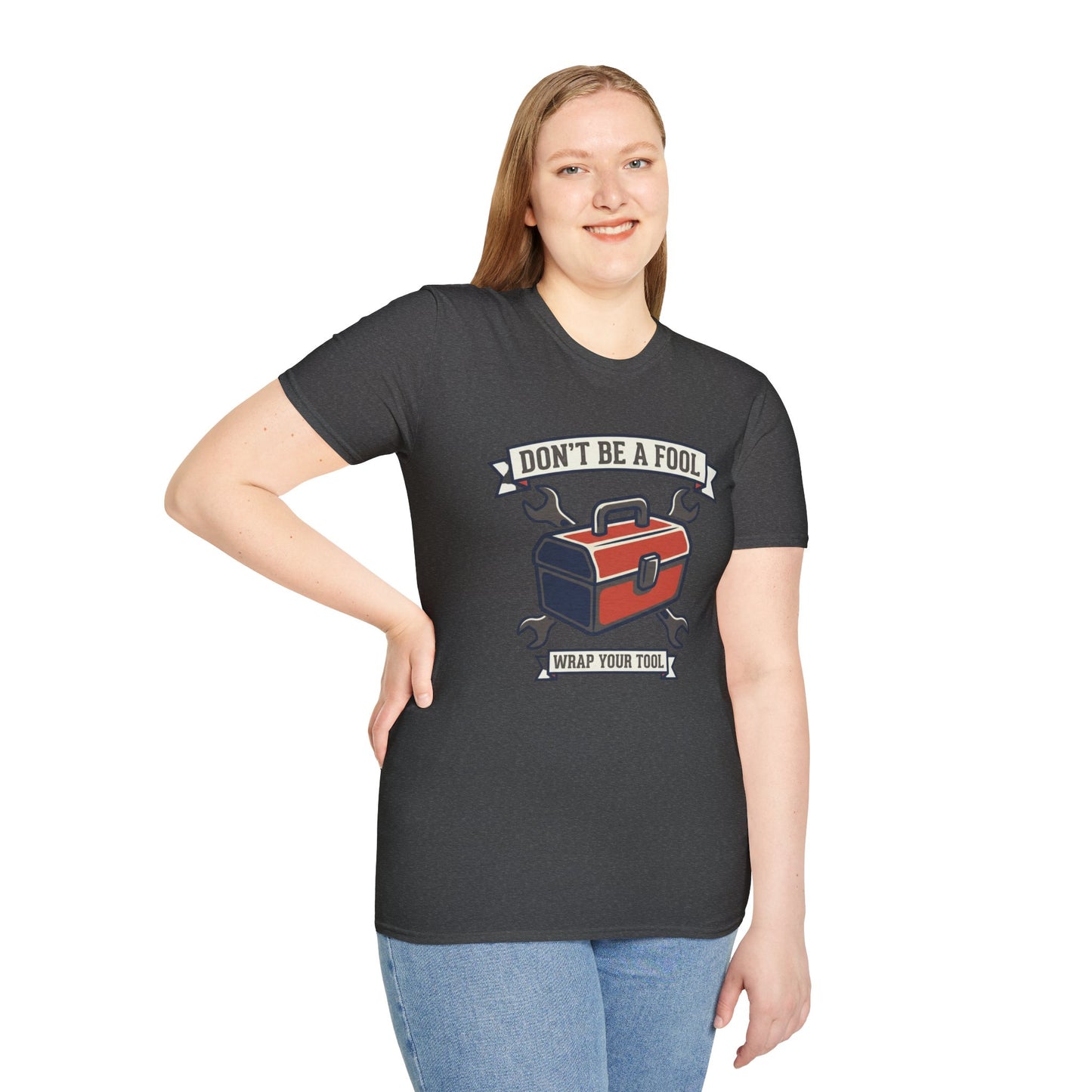 Don't Be a Fool Toolbox T‑Shirt — Wrap Your Tool Shirt for Mechanics & DIYers