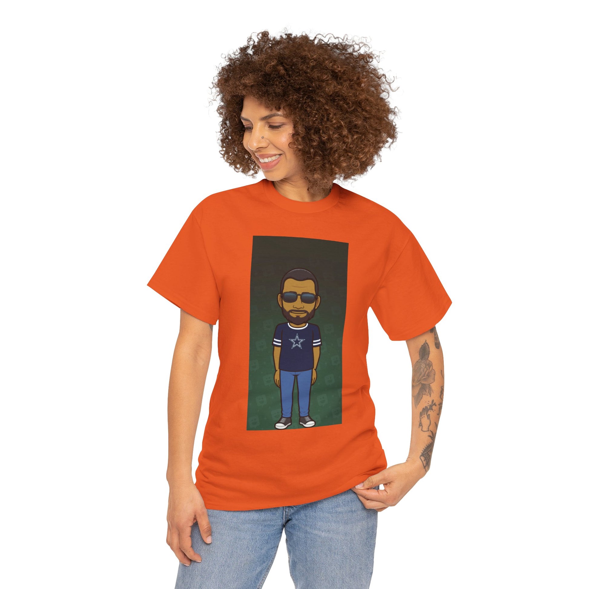 Cartoon Guy Graphic Tee — Personalized Avatar Shirt Printify