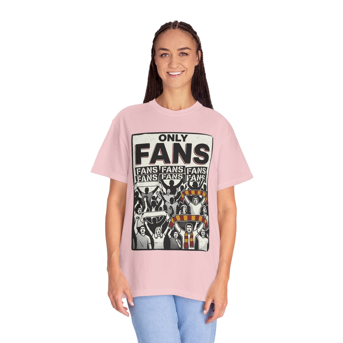 Only Fans Crowd Graphic T-Shirt — Vintage Sports Fan Tee