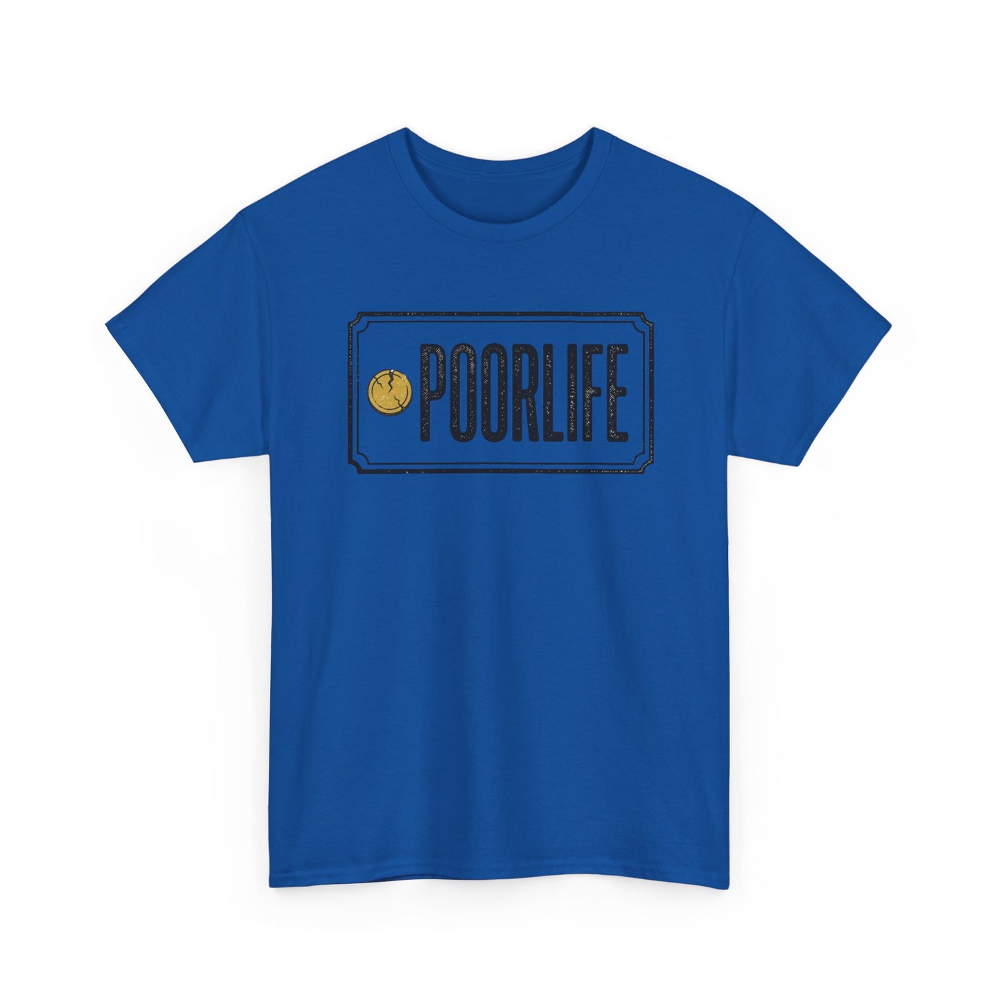 'Poor Life' Vintage Coin Graphic Tee