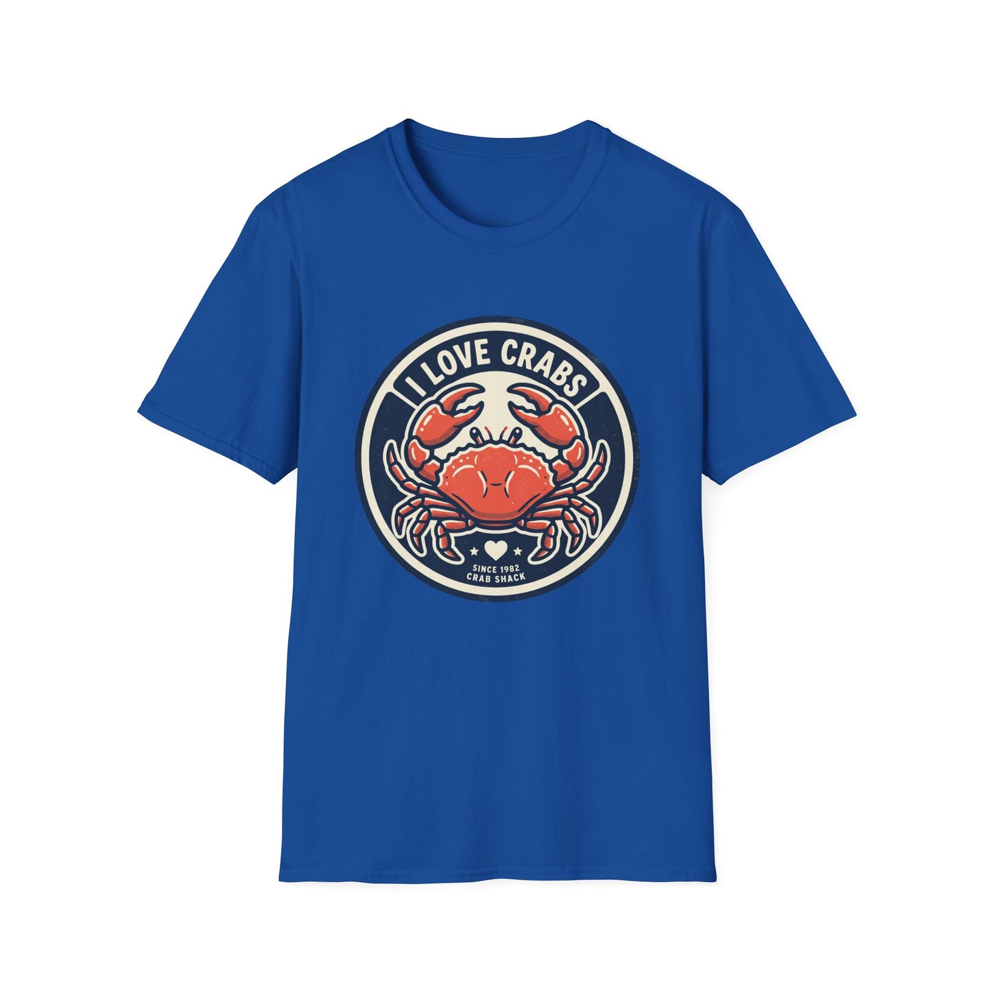 Crab Lover T-Shirt — I Love Crabs Vintage Seafood Graphic Tee