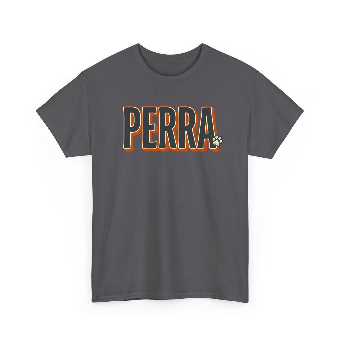 Perra Graphic Tee – Bold Retro Lettering T-Shirt