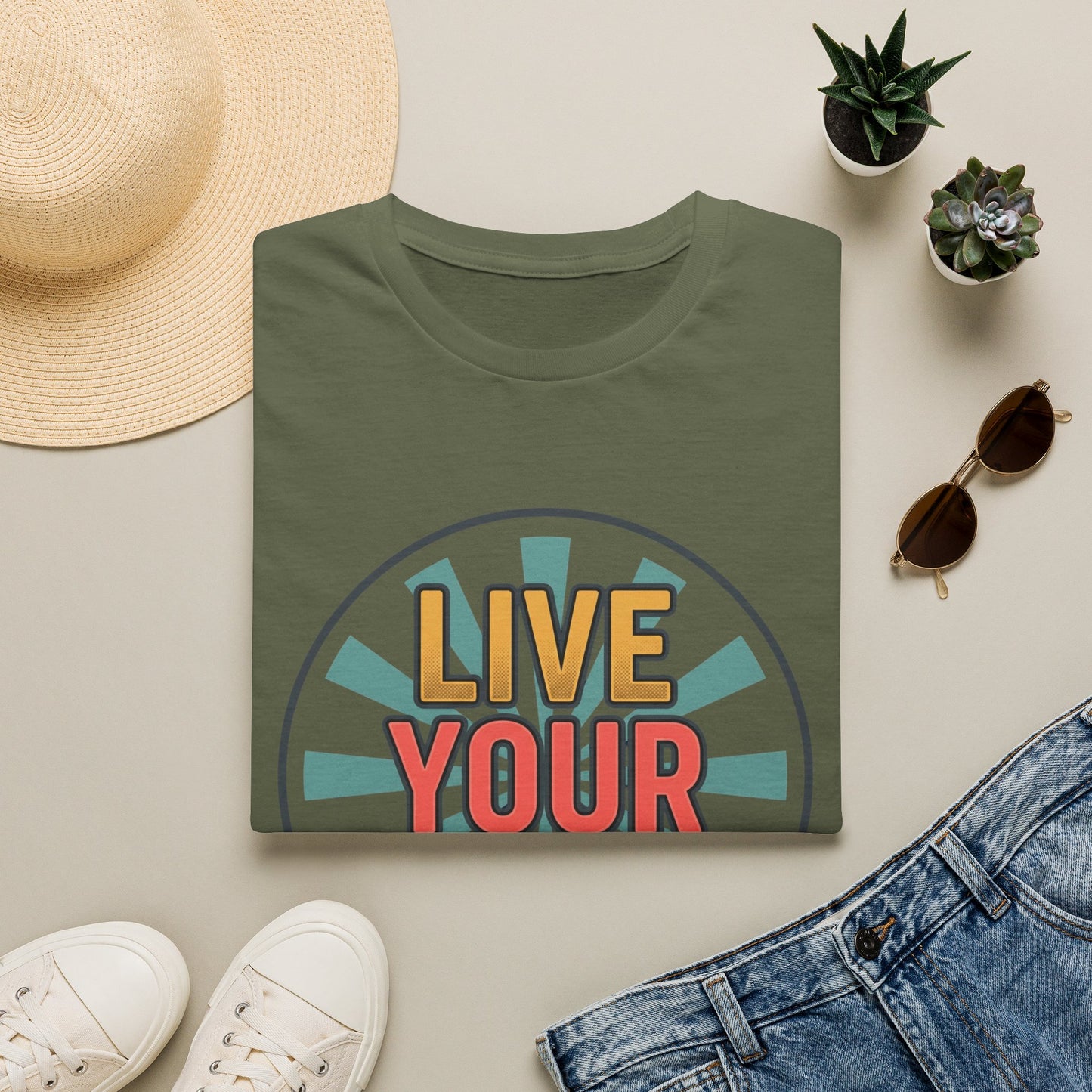 Live Your Truth T-Shirt — Retro Inspirational Graphic Tee