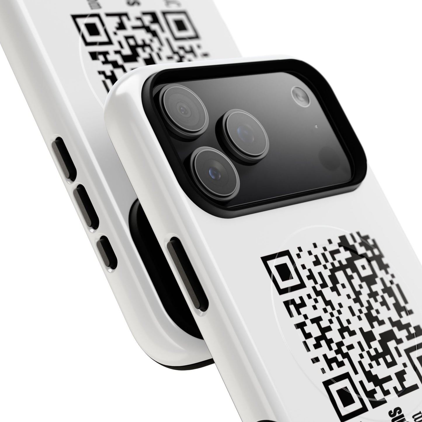 Magnetic QR Code Phone Case — Tough Protective Magnetic Phone Cover with Scannable QR Design Printify