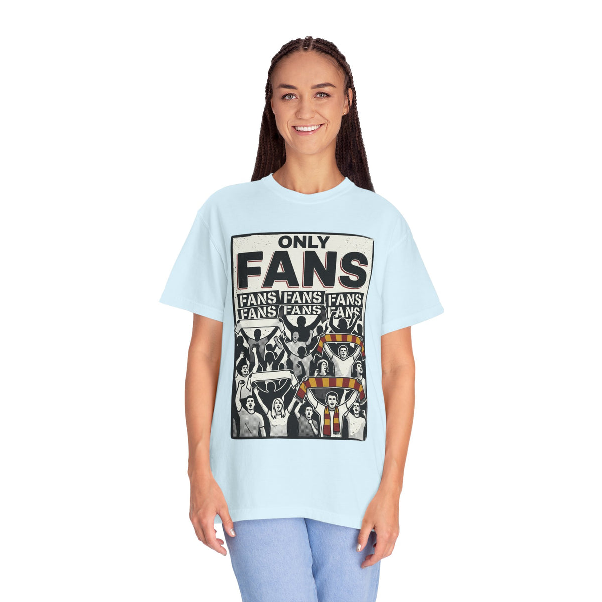 Only Fans Crowd Graphic T-Shirt — Vintage Sports Fan Tee
