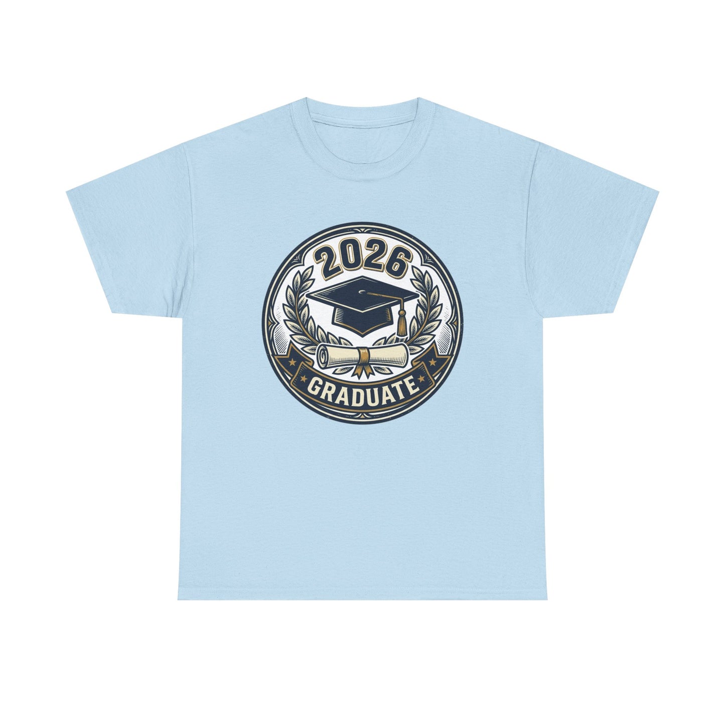 2026 Graduate T-Shirt — Graduation Cap Emblem Tee