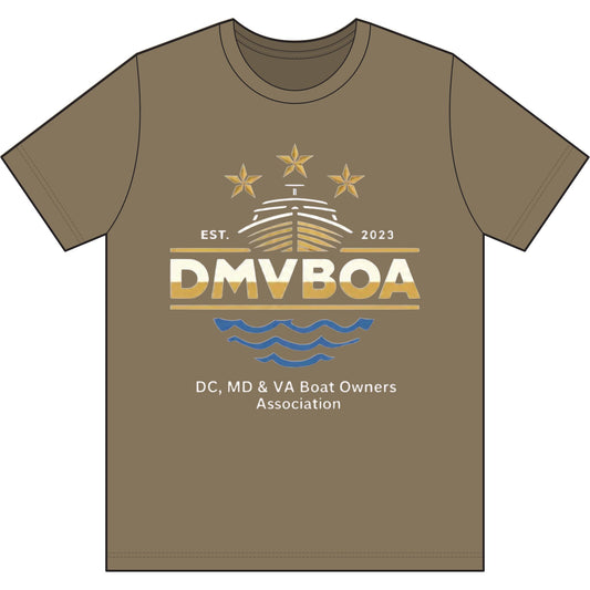 DMVBOA Boat Owners Tee — DC/MD/VA Boating Club Shirt