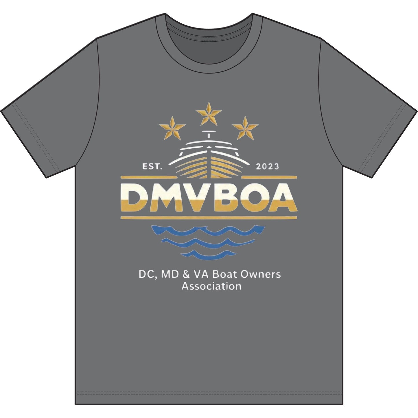 DMVBOA Boat Owners Tee — DC/MD/VA Boating Club Shirt