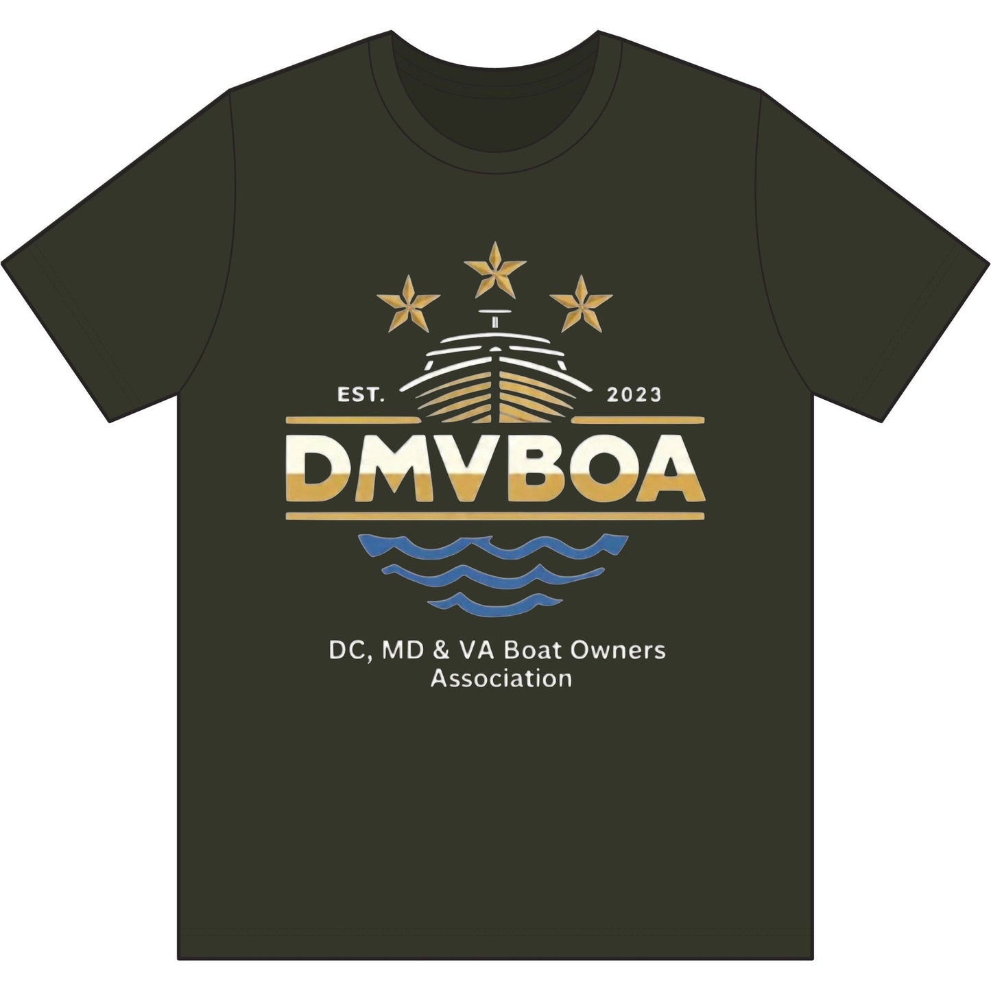DMVBOA Boat Owners Tee — DC/MD/VA Boating Club Shirt