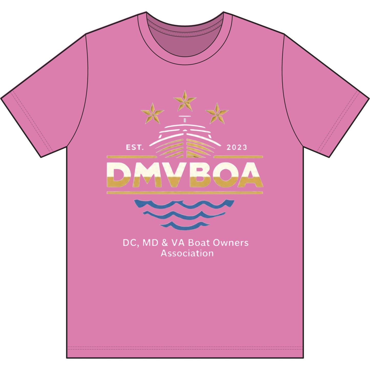 DMVBOA Boat Owners Tee — DC/MD/VA Boating Club Shirt
